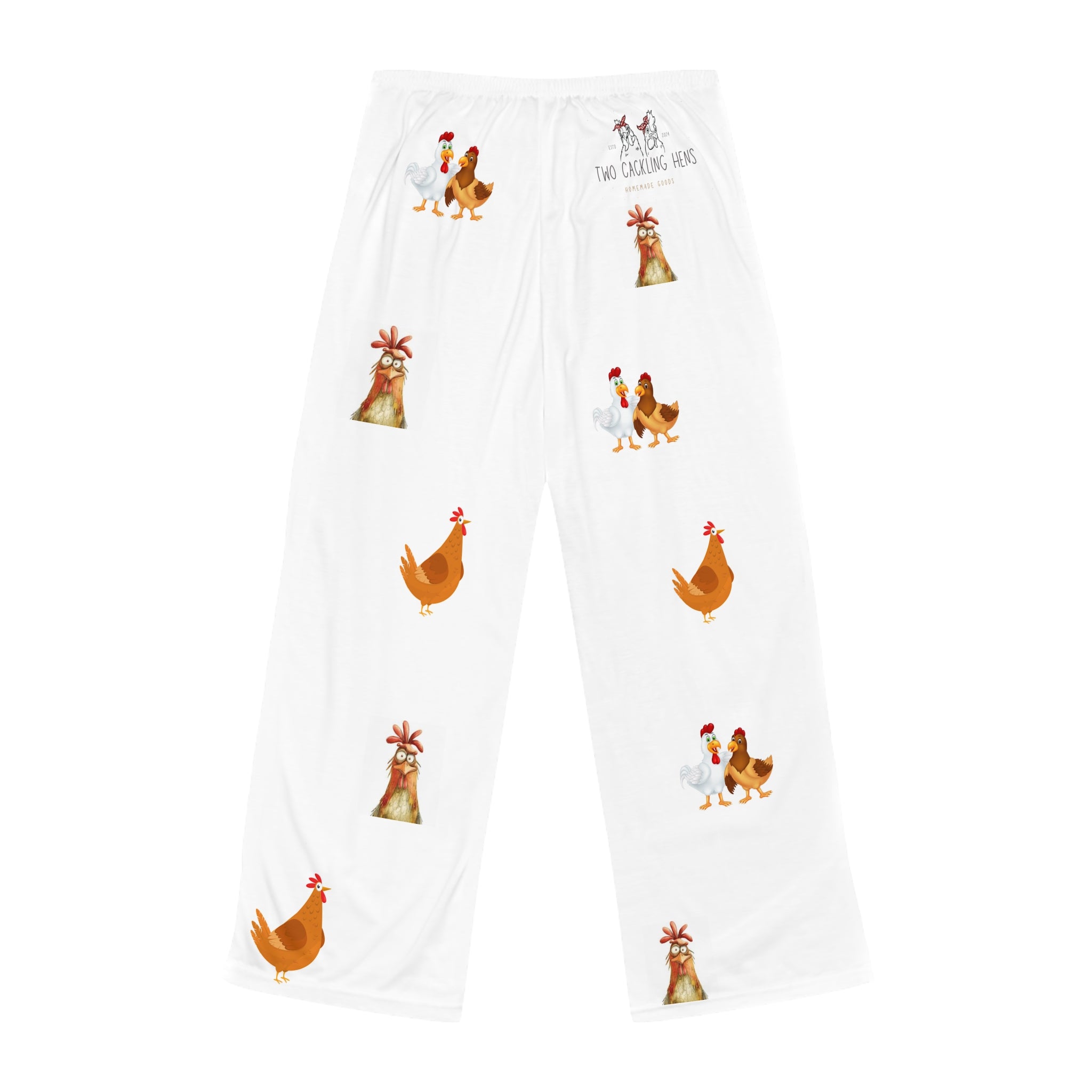 Charming Chicken Women's Pajama Pants, Cozy Sleepwear, Farmhouse Style Nightwear, Gift for Her, Relaxing Loungewear