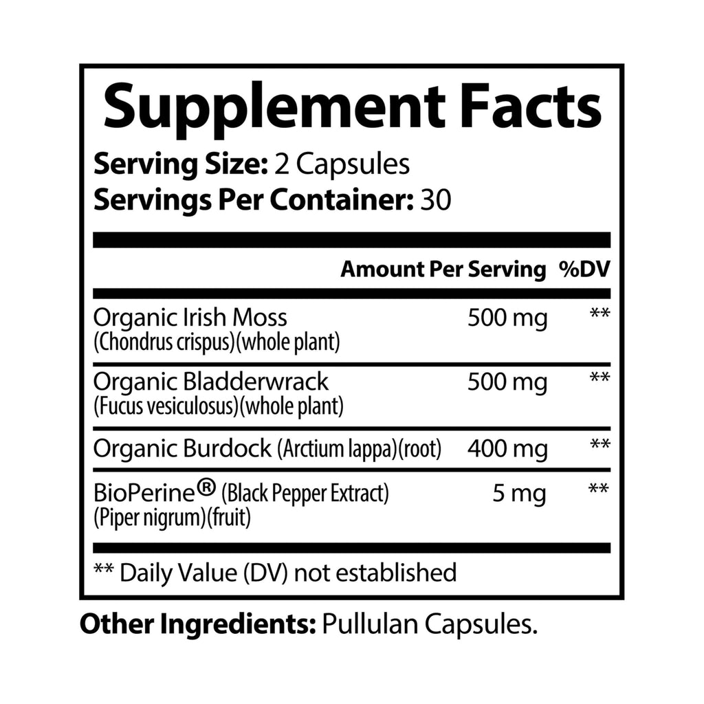V-Source - Sea Moss Supplement (60 Capsules)