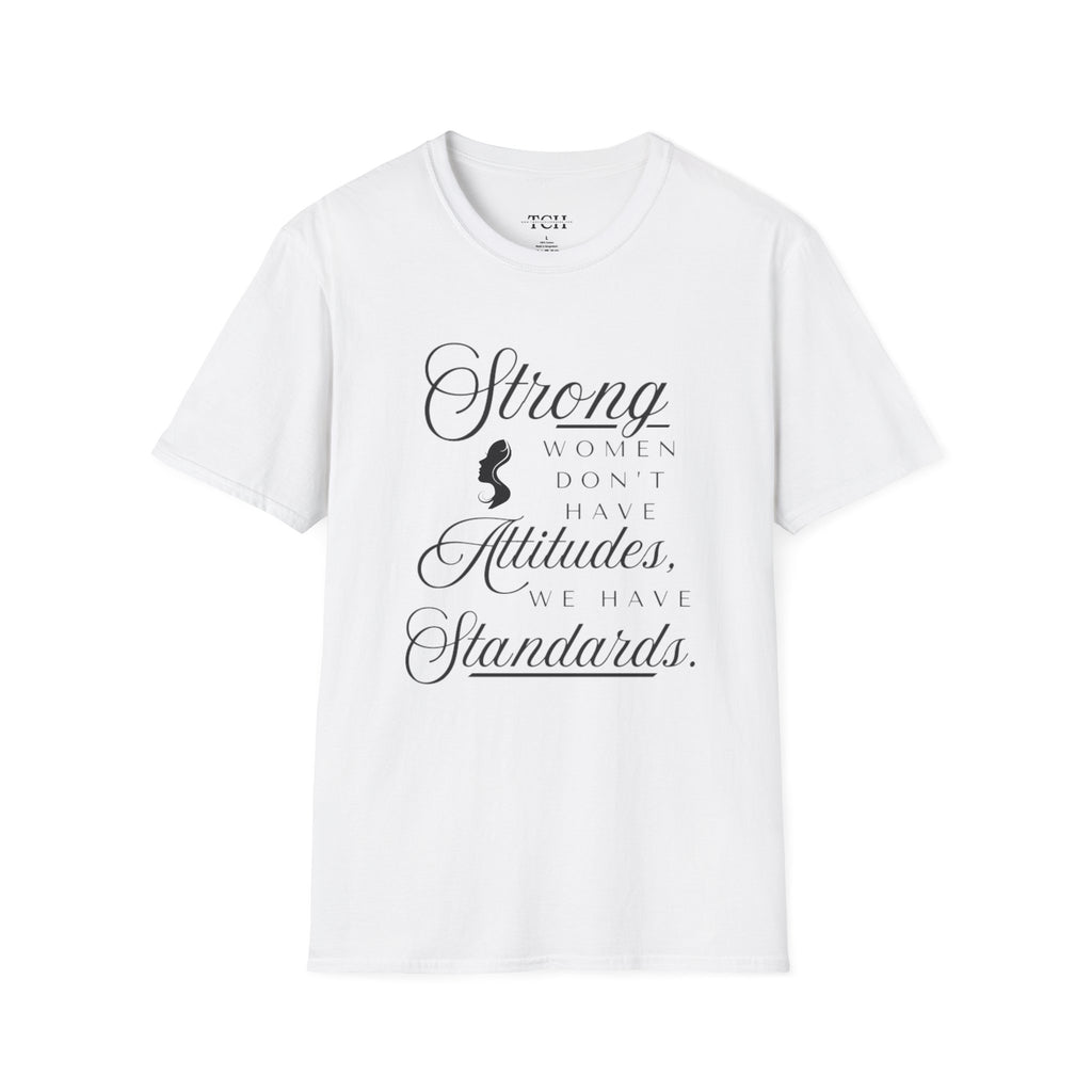 Strong Women Attitude T-Shirt, Empowerment Tee, Gift for Her, Feminist Apparel, Casual Wear, Inspirational Fashion