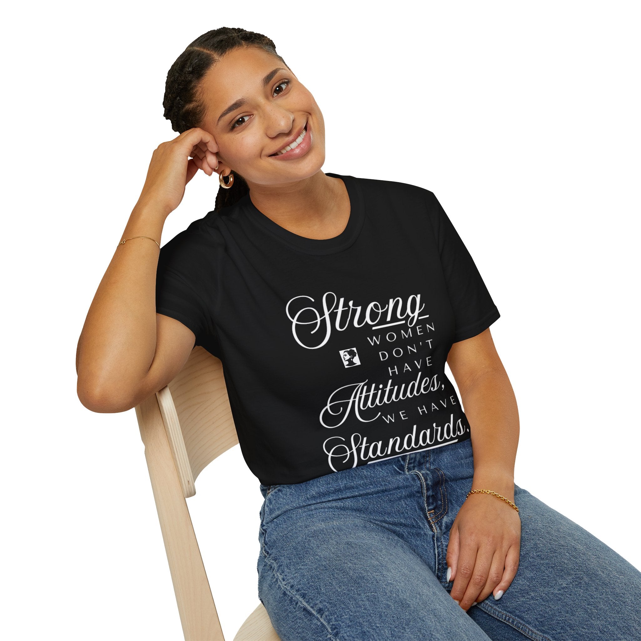 Strong Women Attitude T-Shirt, Empowerment Tee, Gift for Her, Feminist Apparel, Casual Wear, Inspirational Fashion