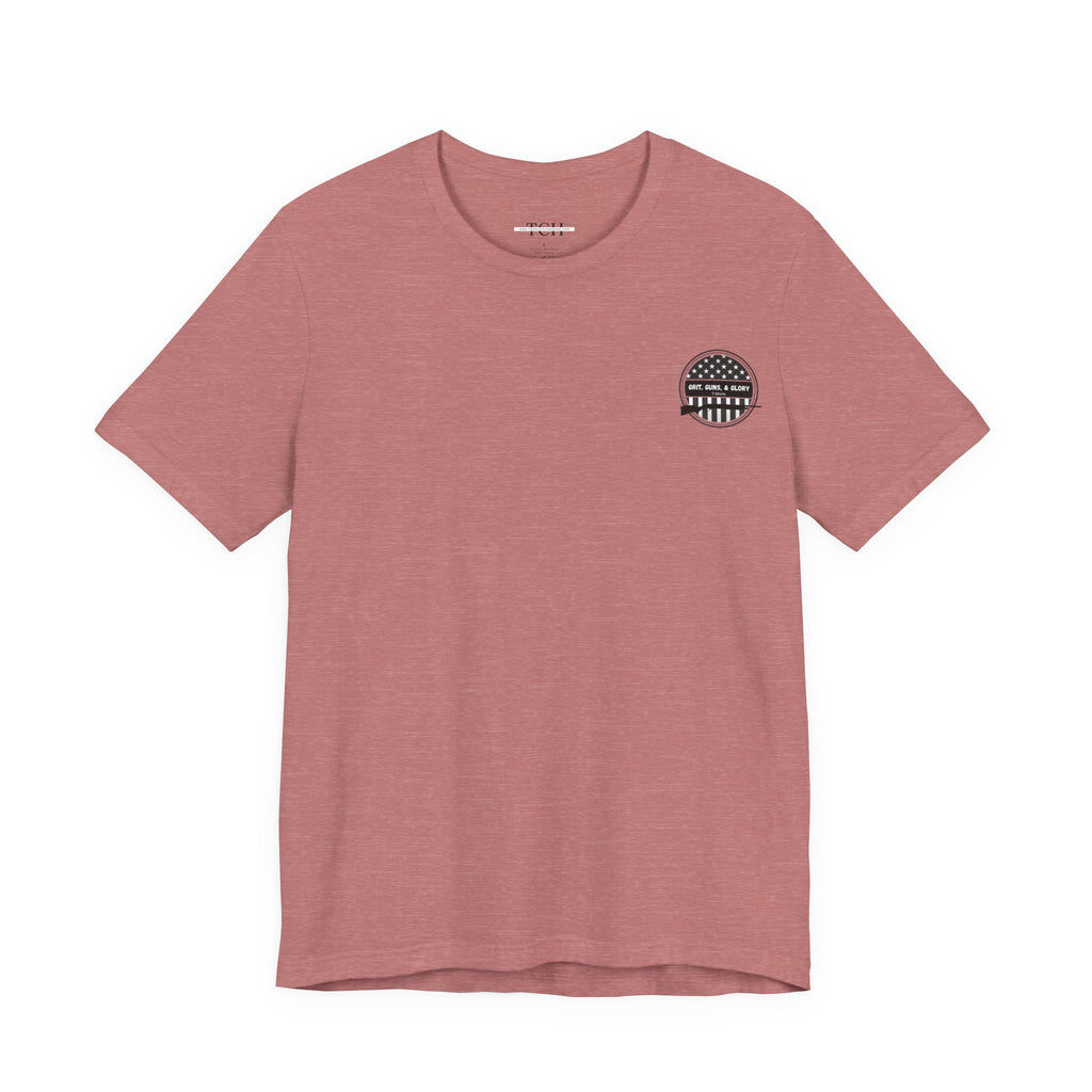 Sunset Forest Unisex Tee - Nature Inspired Short Sleeve Shirt