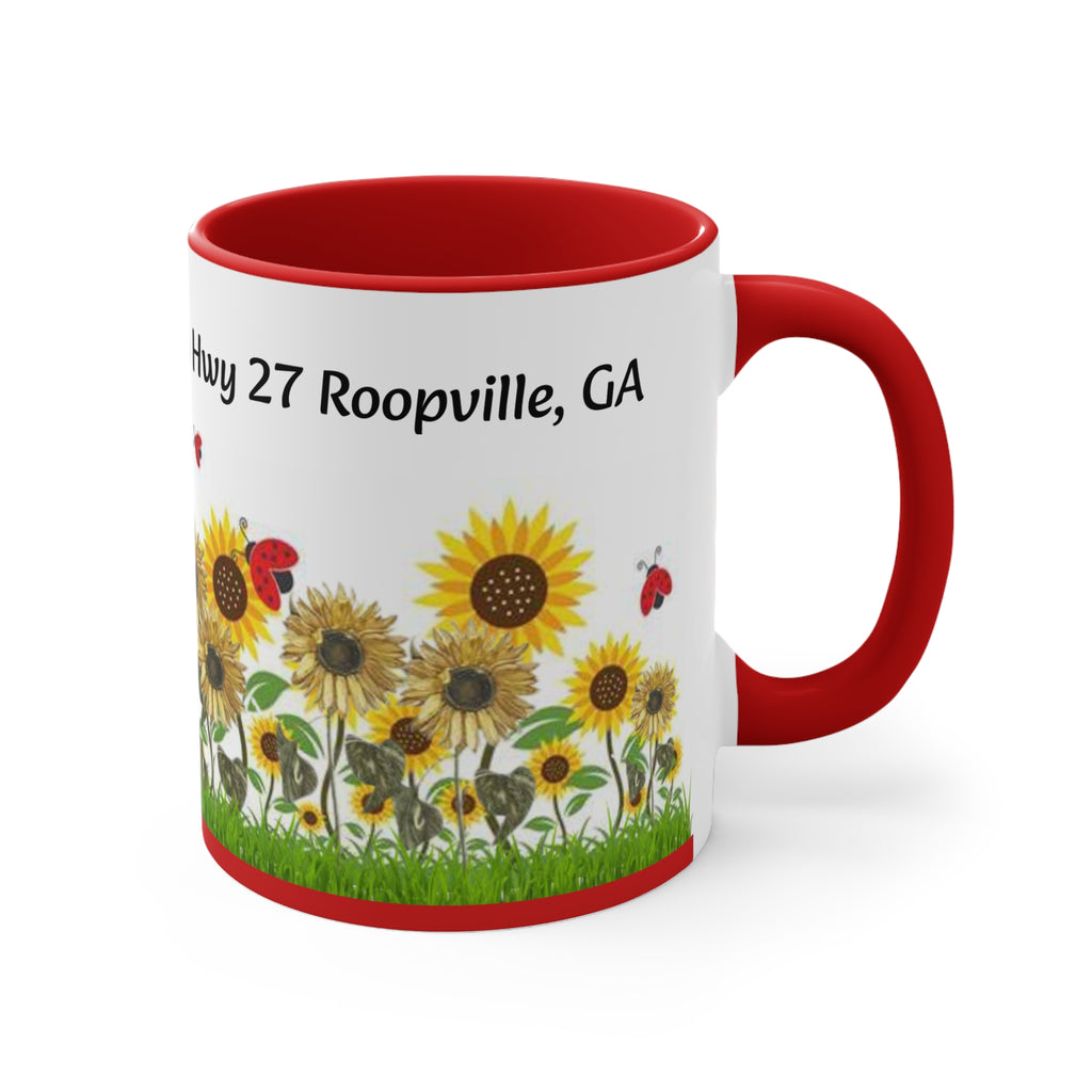 Sweet Potato House Mug, Roopville GA Local Collectible -Red