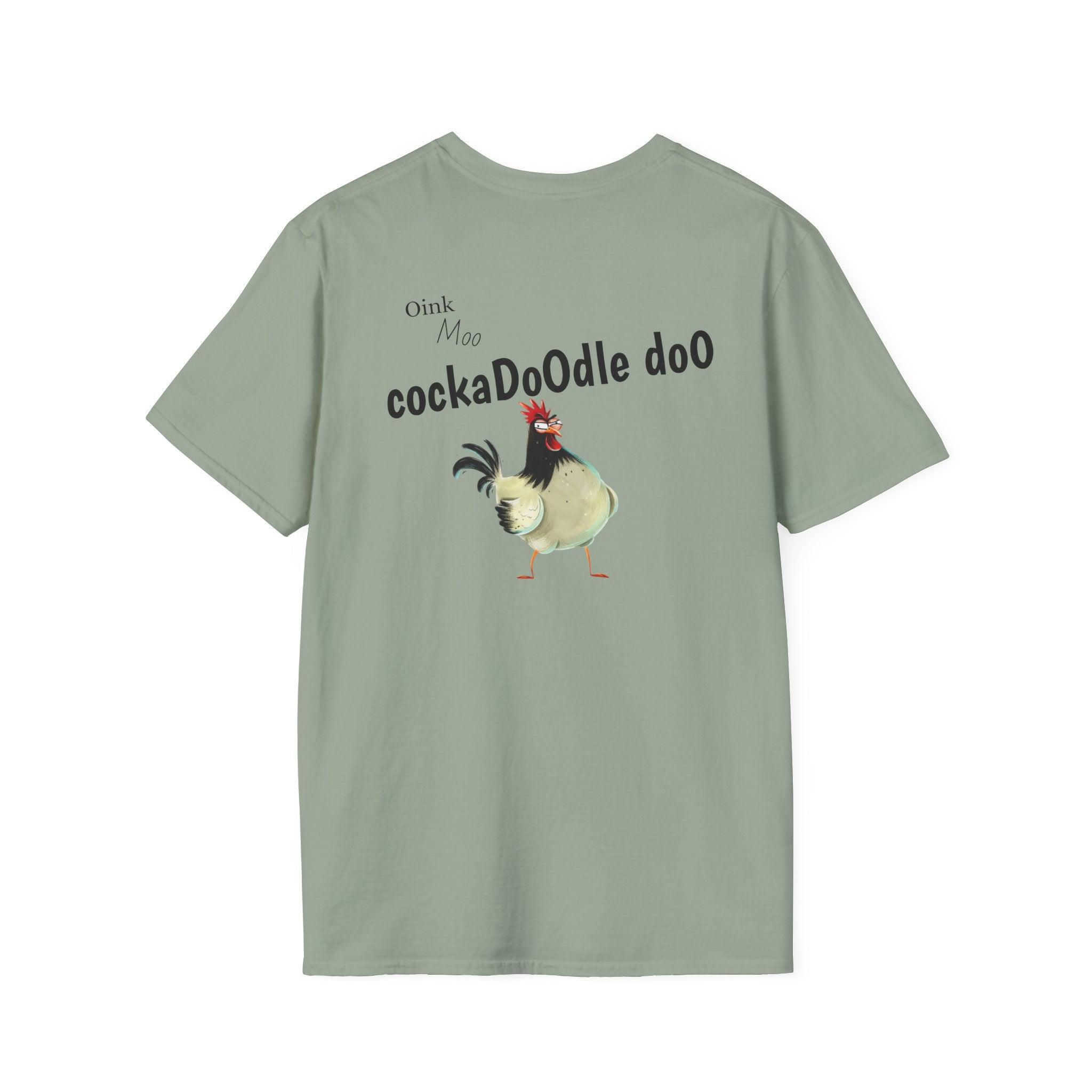 Unisex Graphic Tee - Humorous Chicken Cockadoodle Doo Funny Gift for Chick Lovers