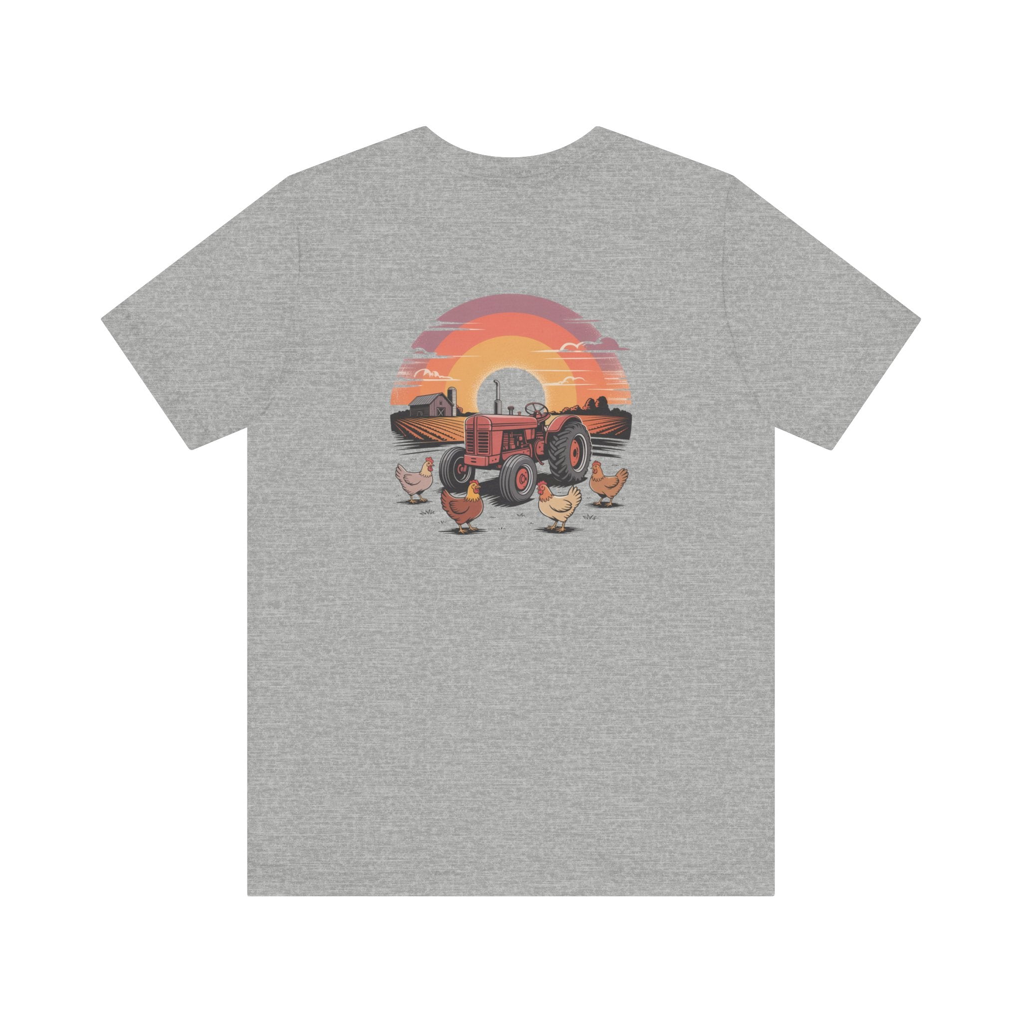 Sunset Forest Unisex Tee - Nature Inspired Short Sleeve Shirt