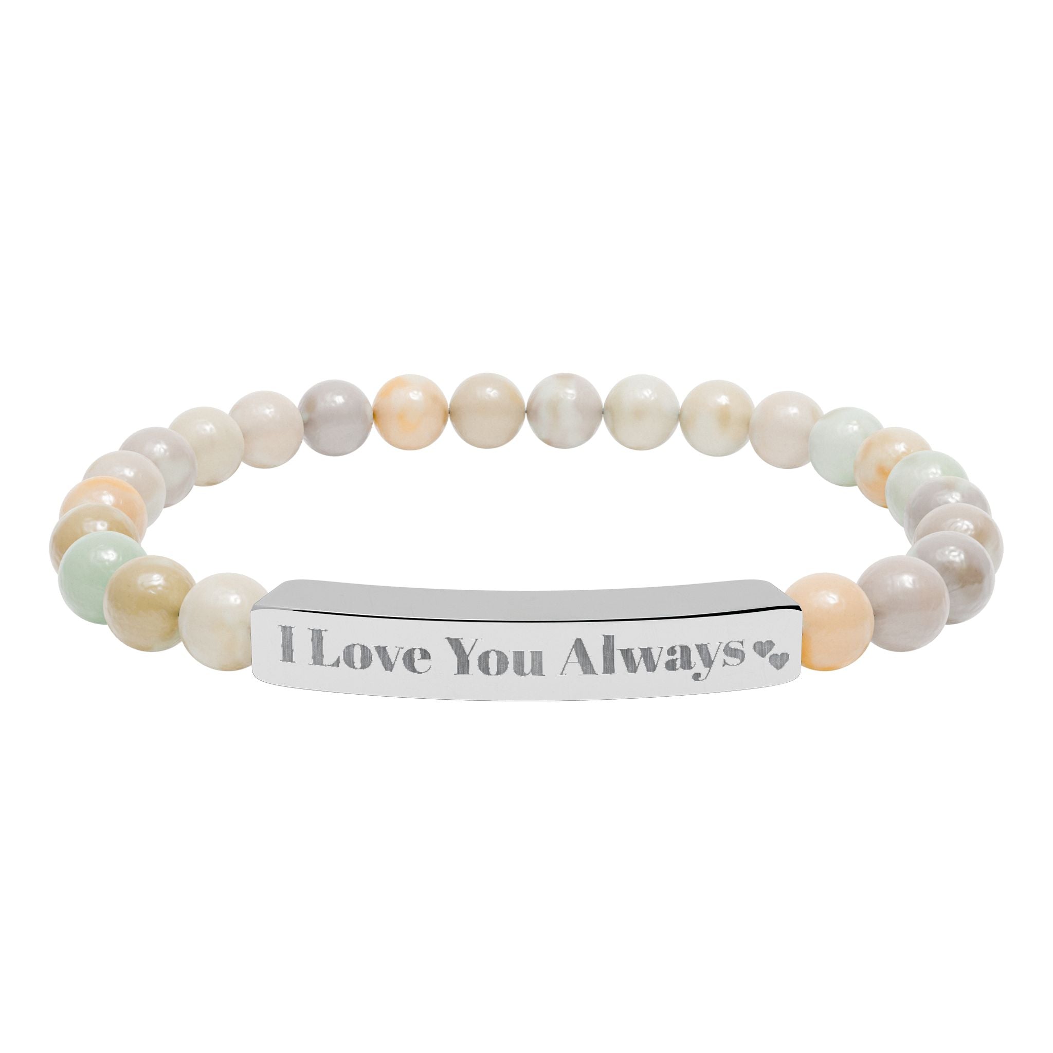 "I love you always" Engraved Bracelet