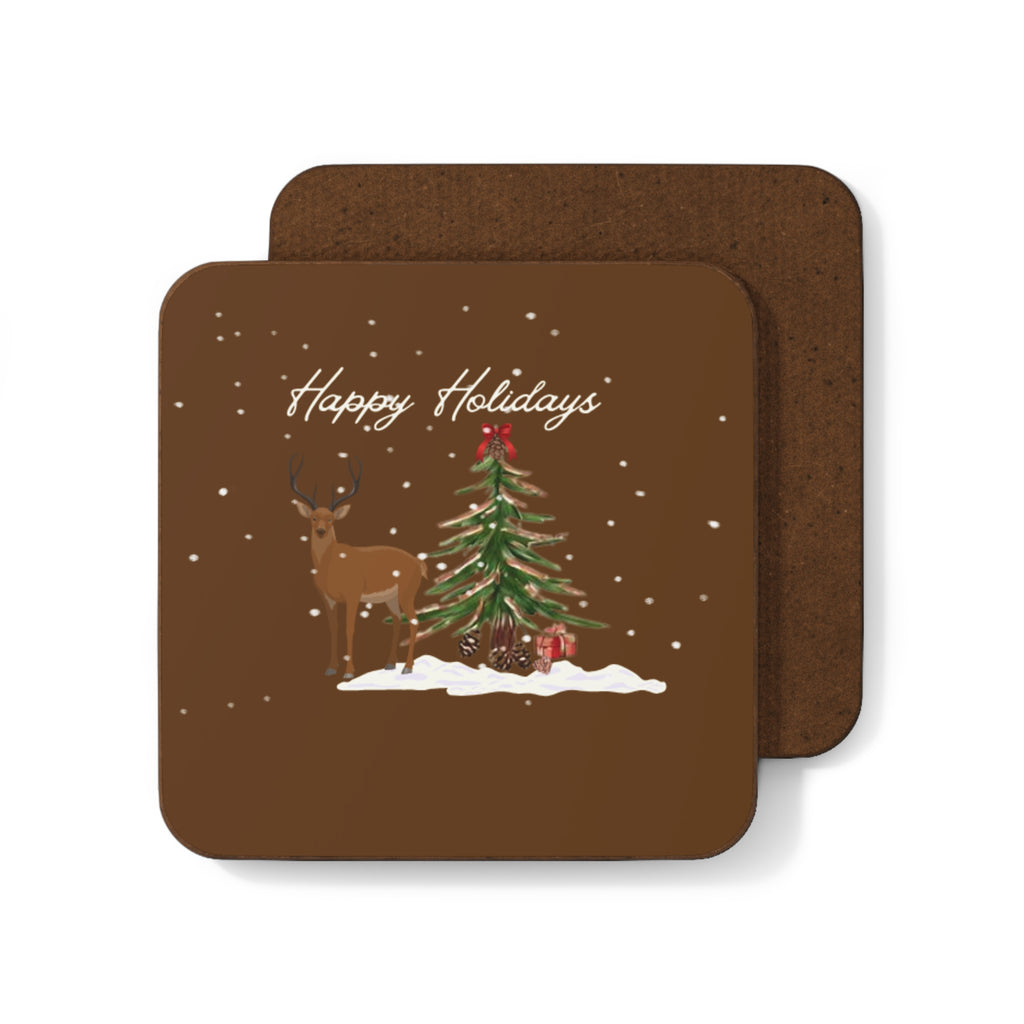 Festive Holiday Coaster Set
