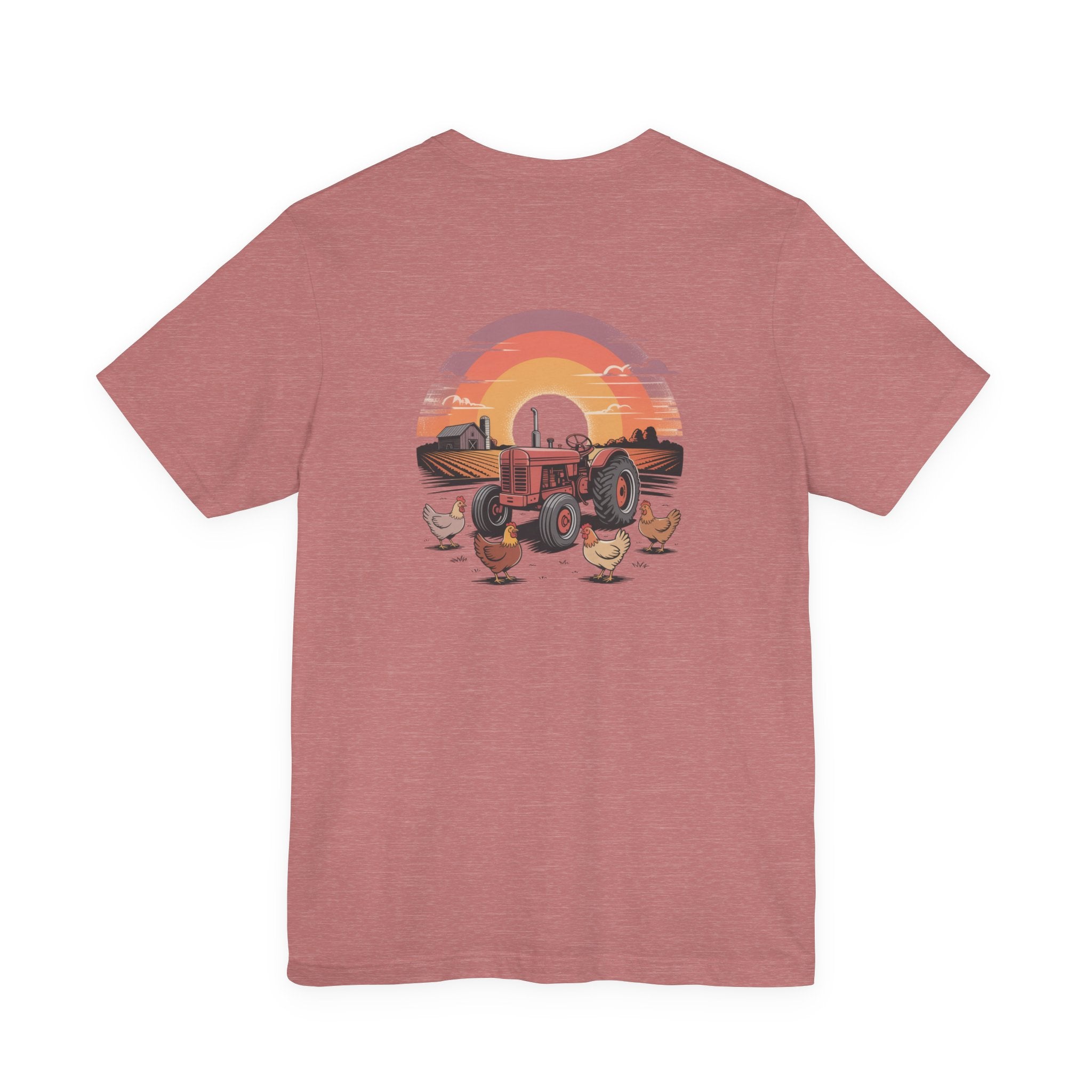 Sunset Forest Unisex Tee - Nature Inspired Short Sleeve Shirt