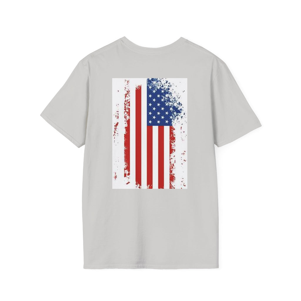 Adult Patriotic Graphic Tee, Unisex T-Shirt for Independence Day, Casual Wear, Gift for Veterans, Summer Style, Comfy Everyday Shirt