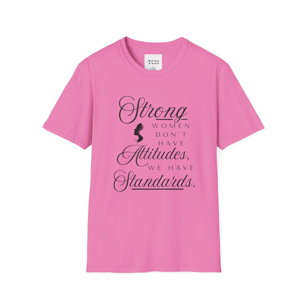 Strong Women Attitude T-Shirt, Empowerment Tee, Gift for Her, Feminist Apparel, Casual Wear, Inspirational Fashion
