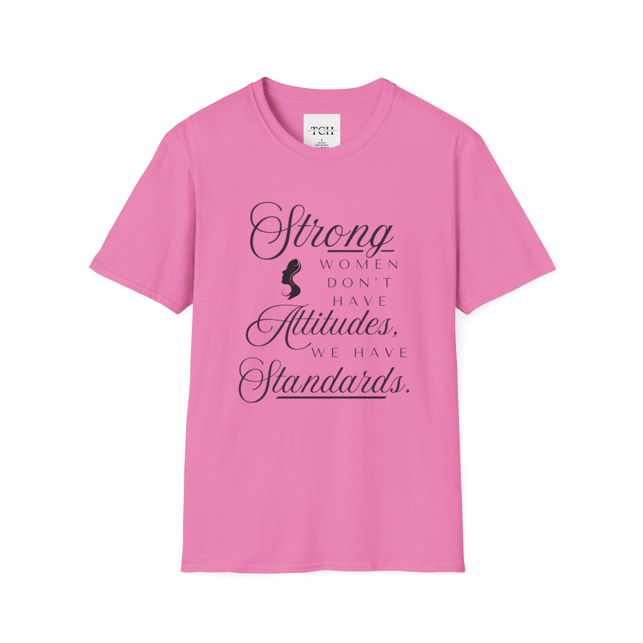 Strong Women Attitude T-Shirt, Empowerment Tee, Gift for Her, Feminist Apparel, Casual Wear, Inspirational Fashion
