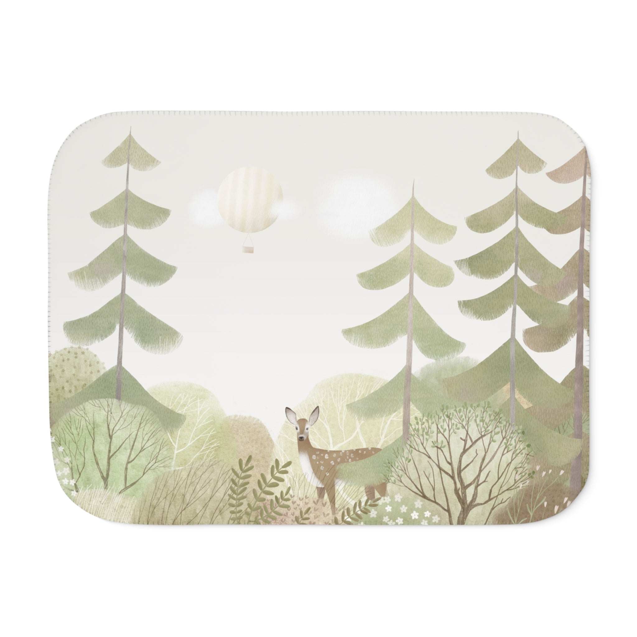 Cozy Sherpa Blanket in Earthy Tones - Perfect for Home Décor & Seasonal Gifting