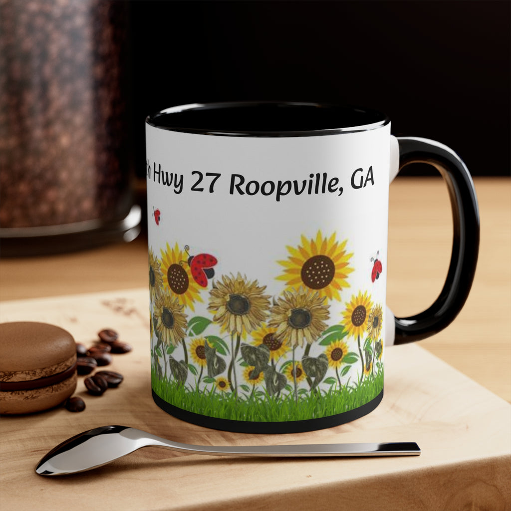 Sweet Potato House Mug, Roopville GA Local Collectible - Black