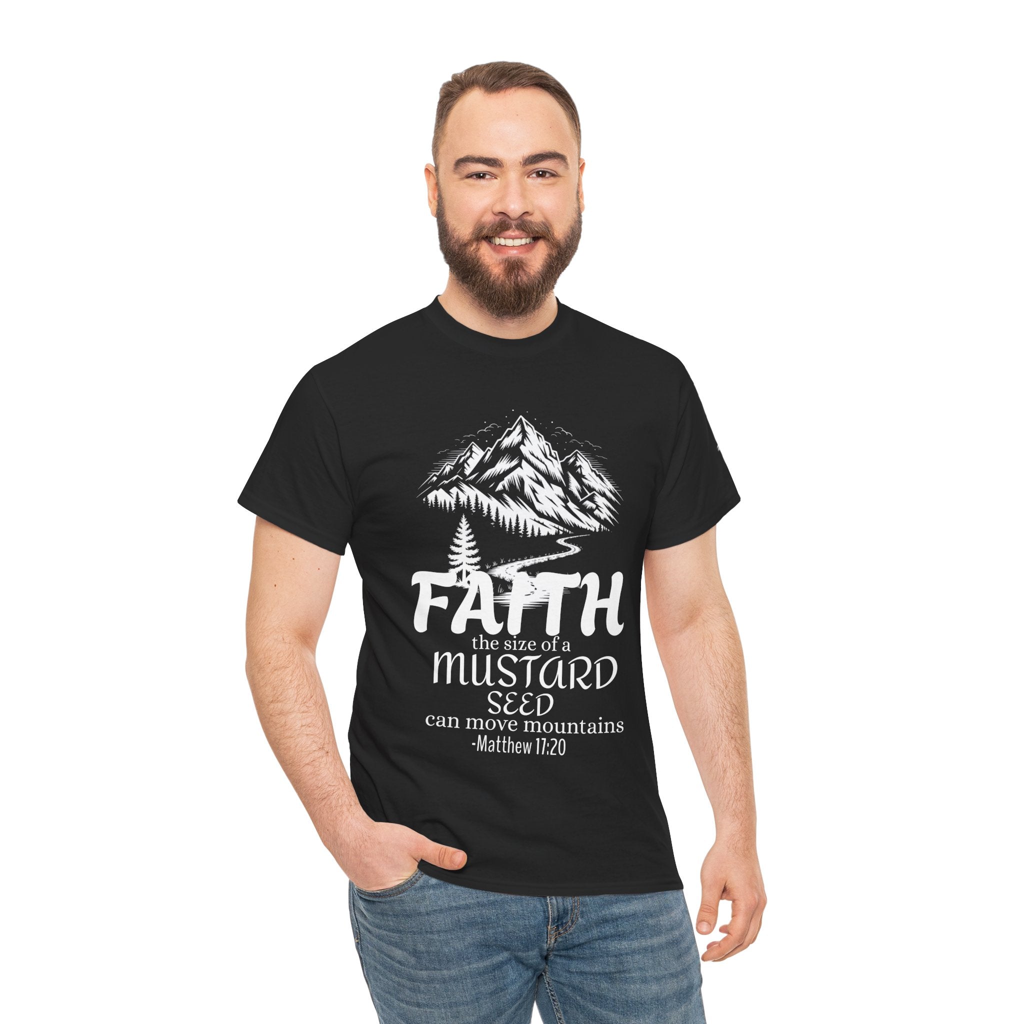 Faith-Inspired Unisex Heavy Cotton Tee