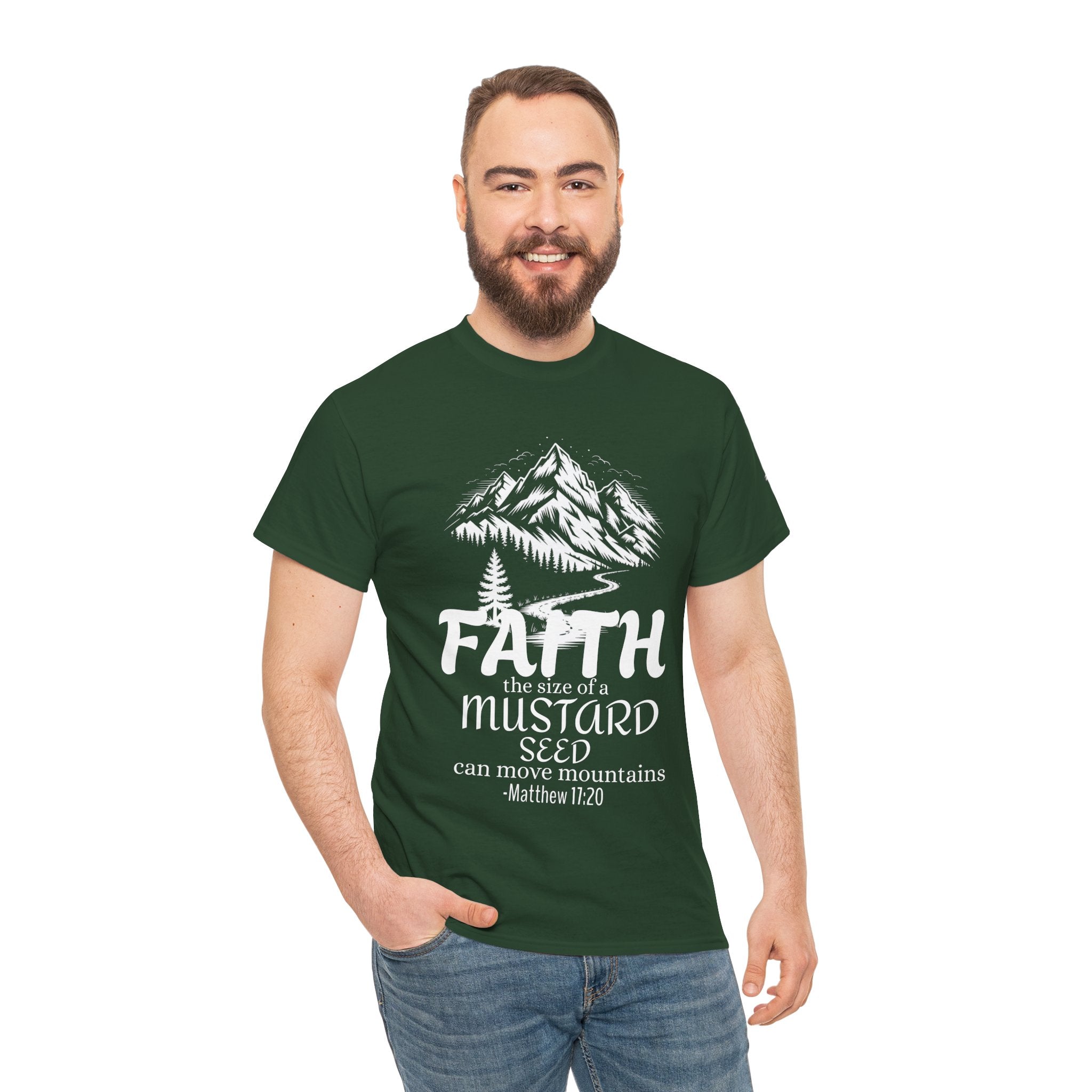 Faith-Inspired Unisex Heavy Cotton Tee