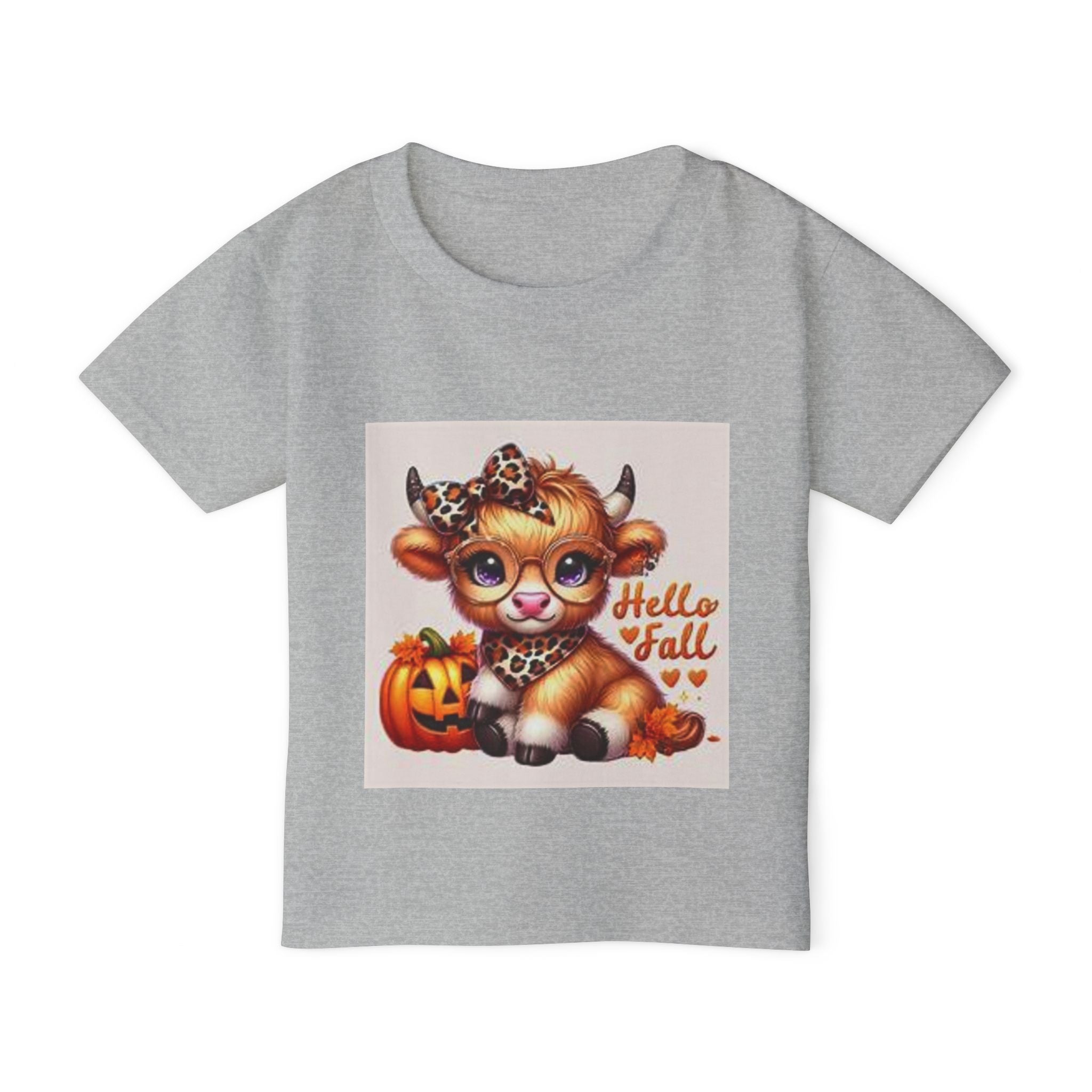 Hello Fall Toddler T-shirt, Cute Halloween Shirt, Kid's Fall Apparel, Toddler Graphic Tee, Halloween Costume