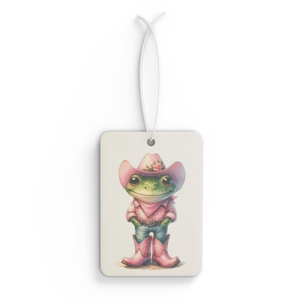 Cowboy Frog Car Air Freshener