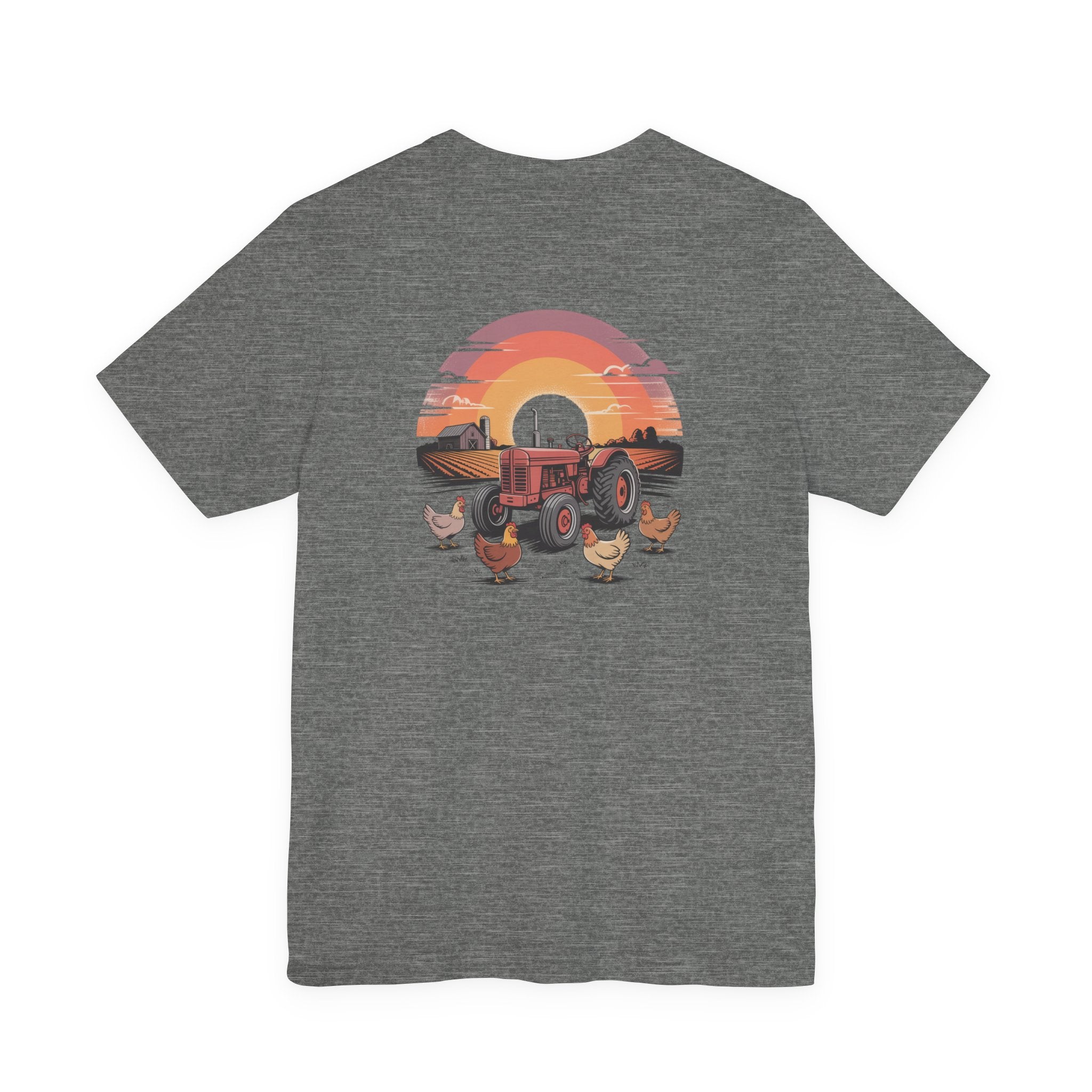 Sunset Forest Unisex Tee - Nature Inspired Short Sleeve Shirt