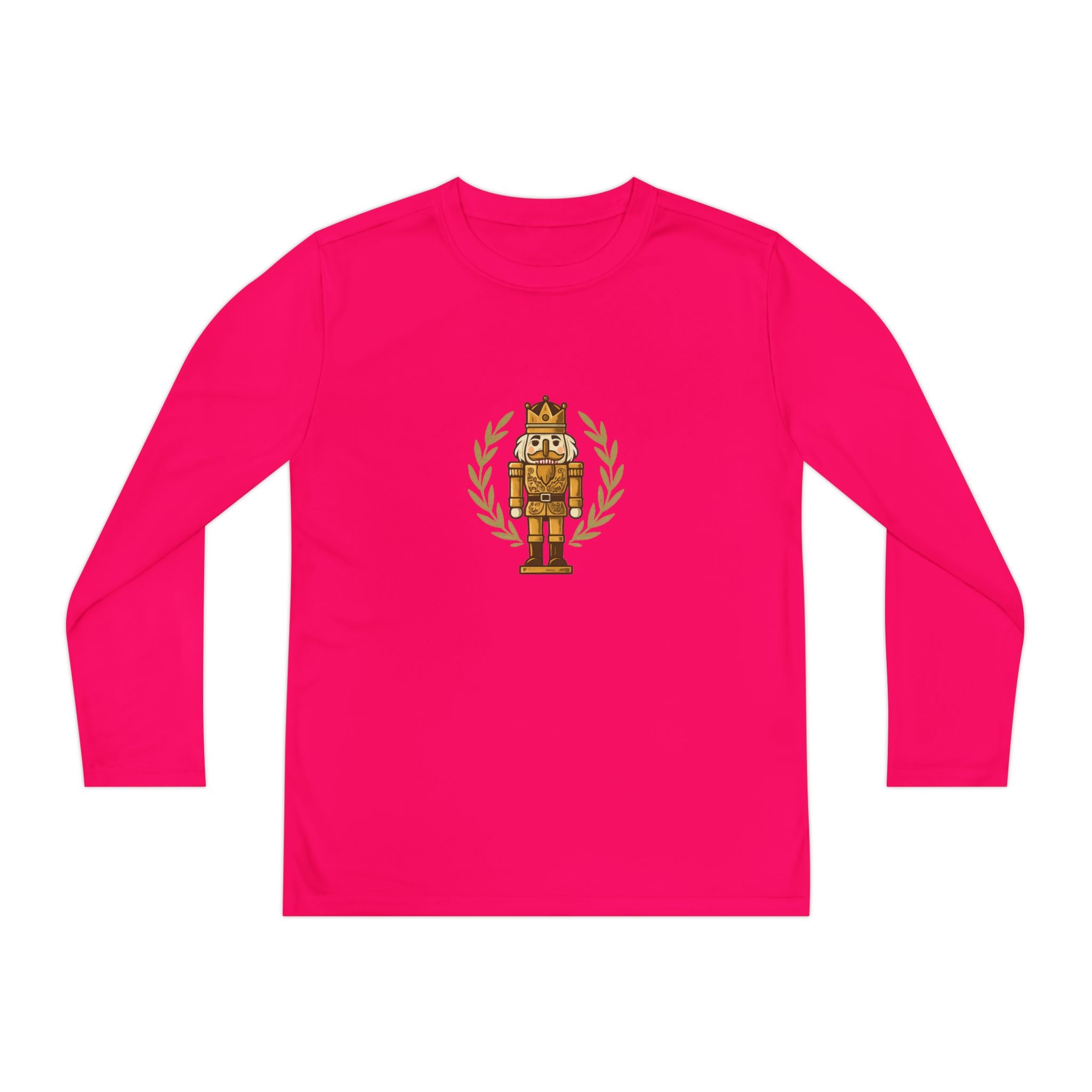 Youth Long Sleeve Tee — Golden Nutcracker Champion Graphic