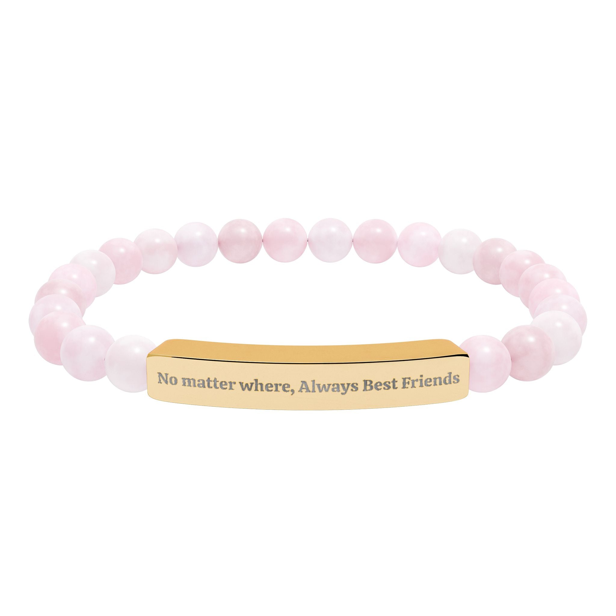 Bracelet Set - Best Friends Natural Stone Stretch Bar Bracelet