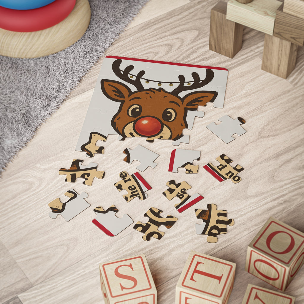 Rudolf the Red Nose — 30-Piece Kids Puzzle (Christmas Reindeer)