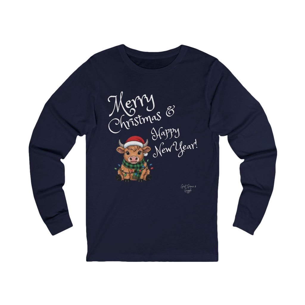Merry Heifer Long Sleeve Tee