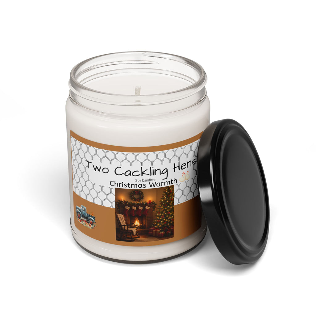 Two Cackling Hens Scented Soy Candle - 9oz Christmas Warmth