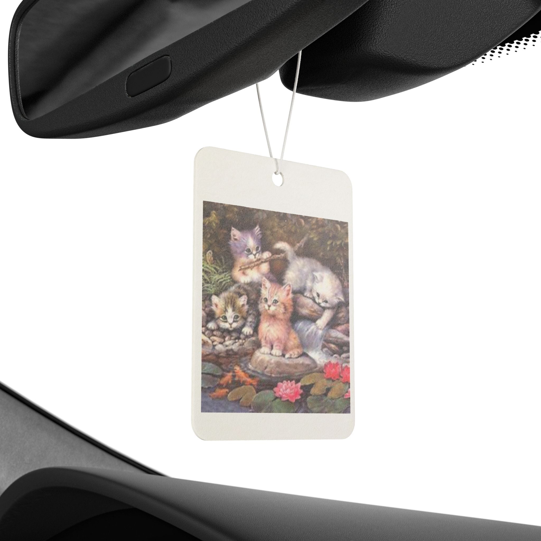 Whimsical Pet-Themed Car Air Freshener, Cute Scented Tag for Cat Lovers