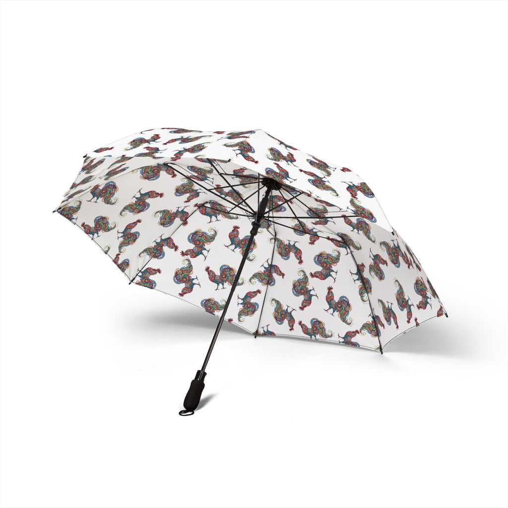 Whimsical Rooster Foldable Umbrella - Fun Design for Rainy Days, Travel Essentials, Unique Gift, Lightweight Outdoor Gear, Compact Sunshade
