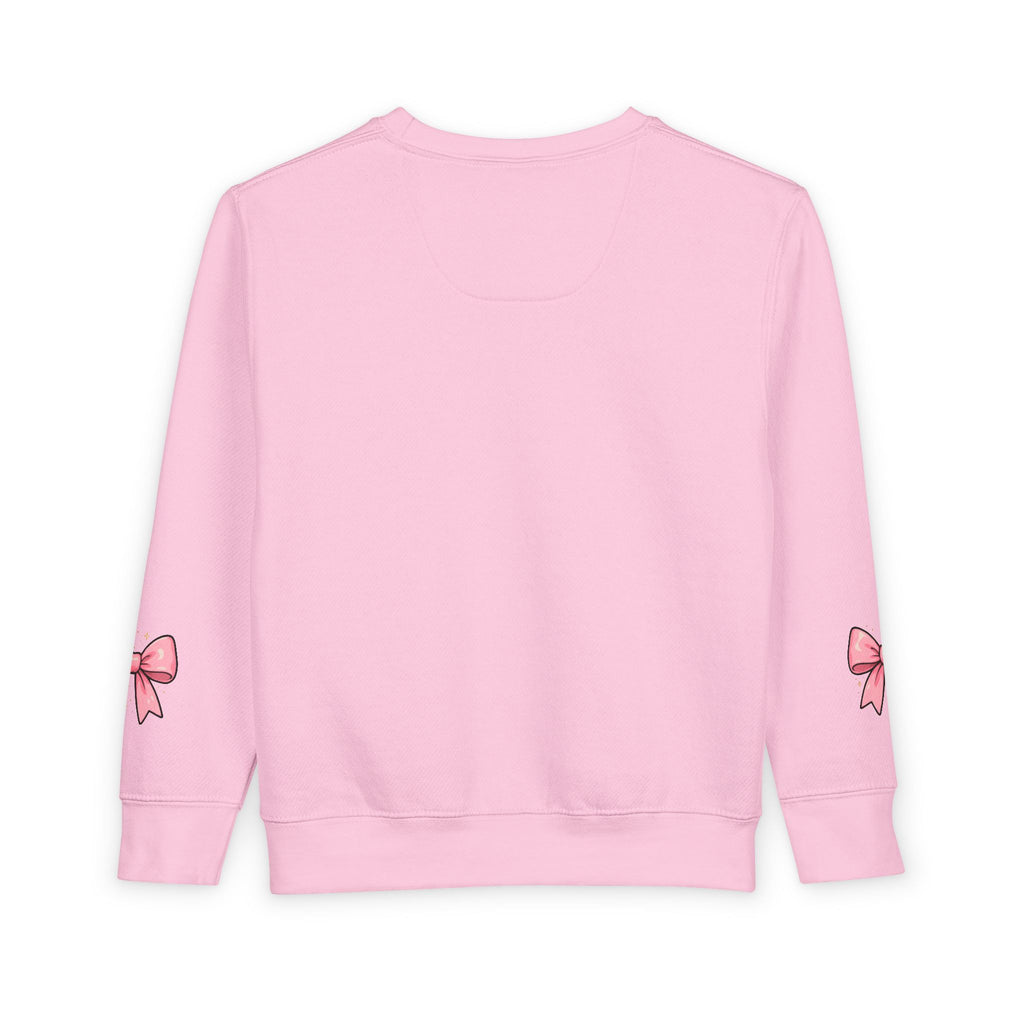 Toddler Sweatshirt — Pink Christmas Tree with Bows Holiday Pullover