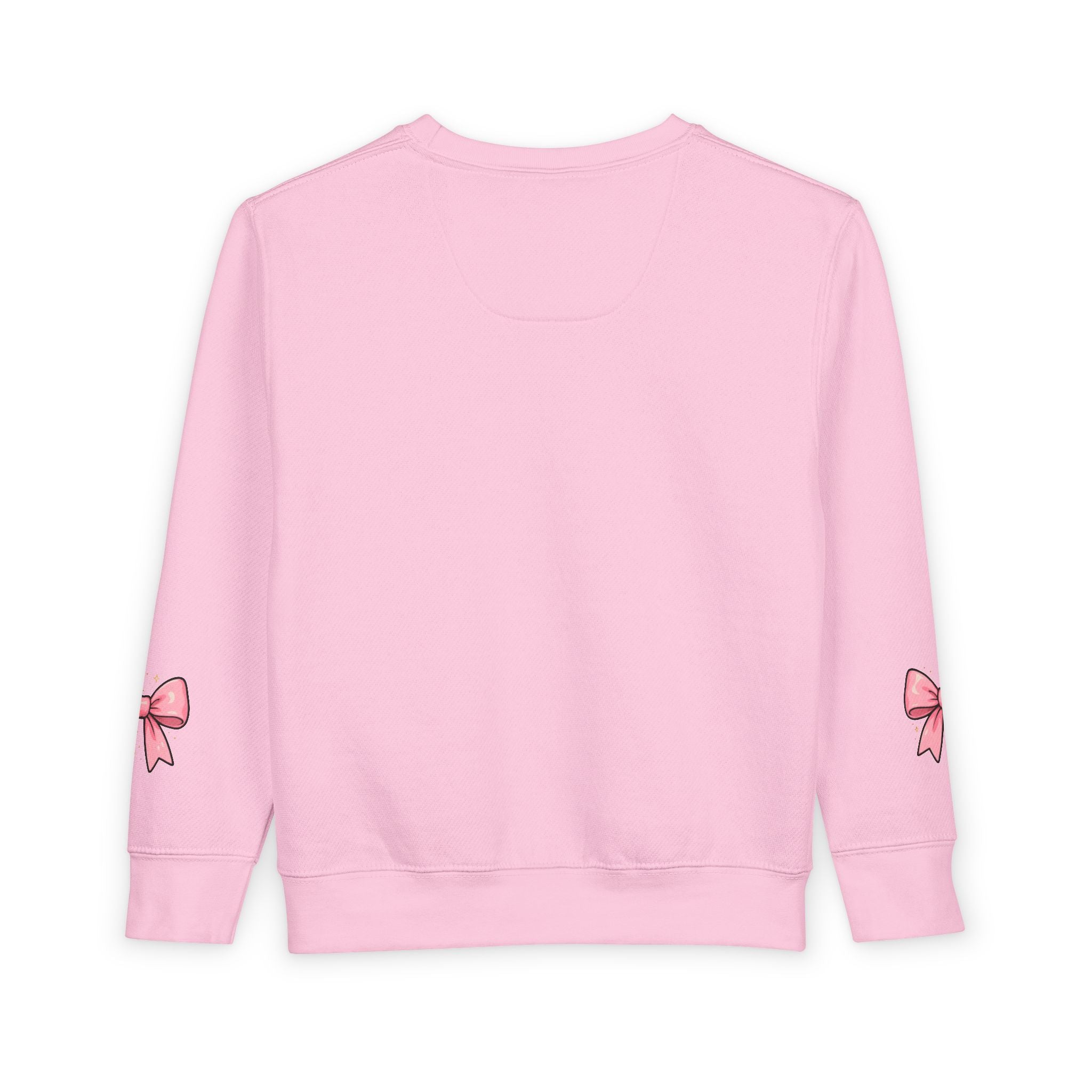 Toddler Sweatshirt — Pink Christmas Tree with Bows Holiday Pullover