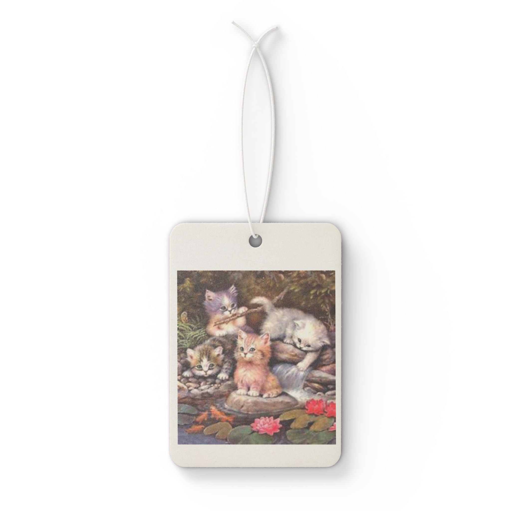 Whimsical Pet-Themed Car Air Freshener, Cute Scented Tag for Cat Lovers