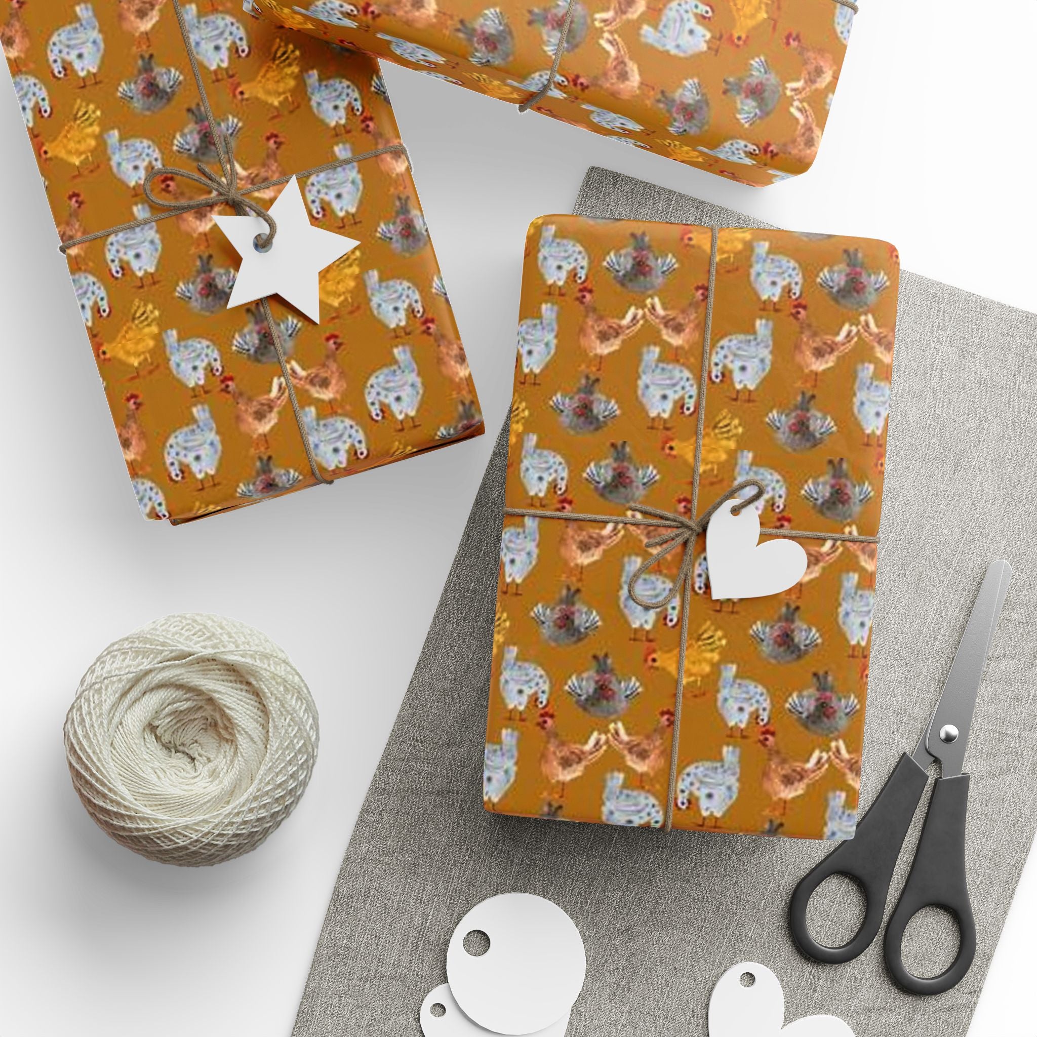 Charming Chickens-Themed Wrapping Paper for All Occasions