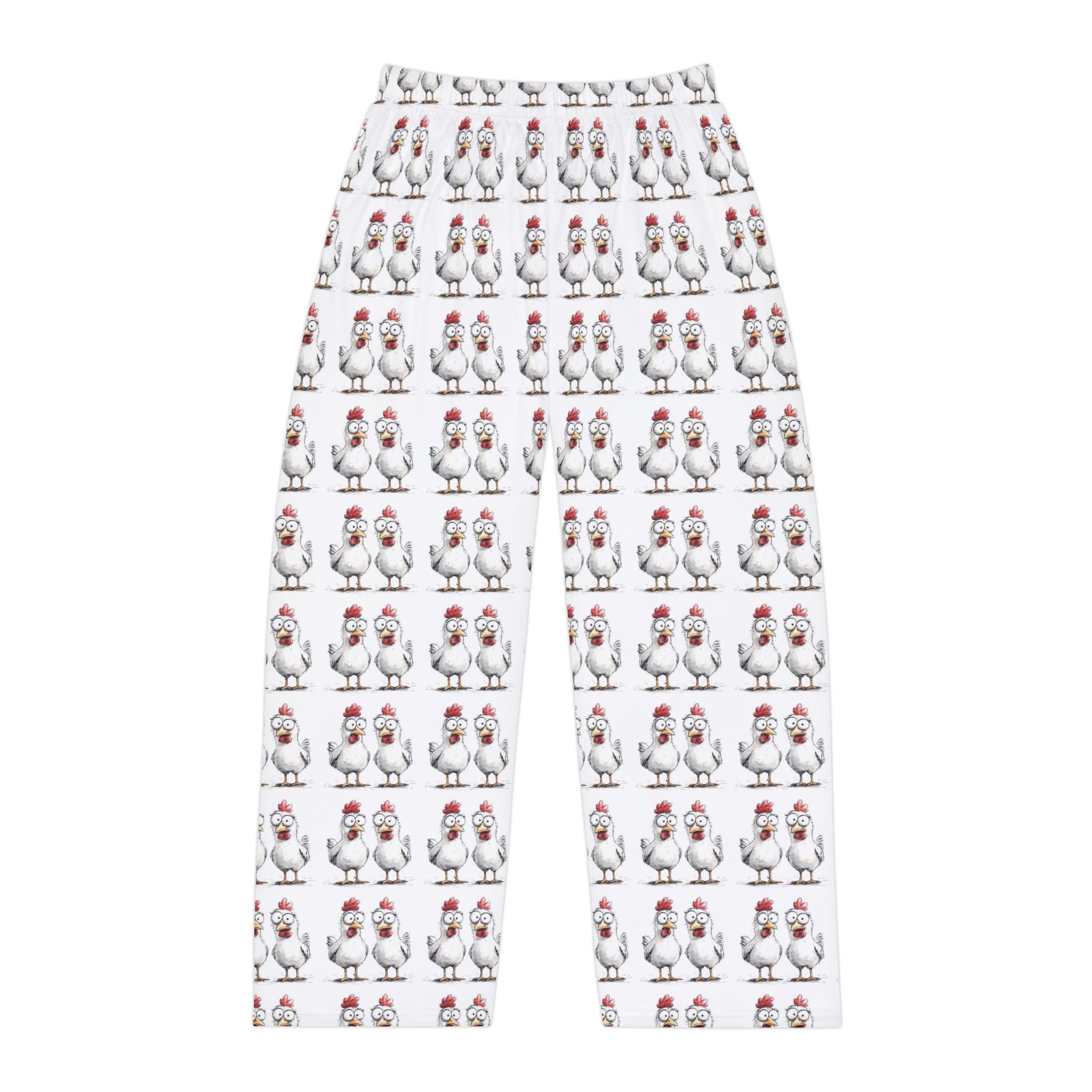 Funny Chicken Print Men's Pajama Pants