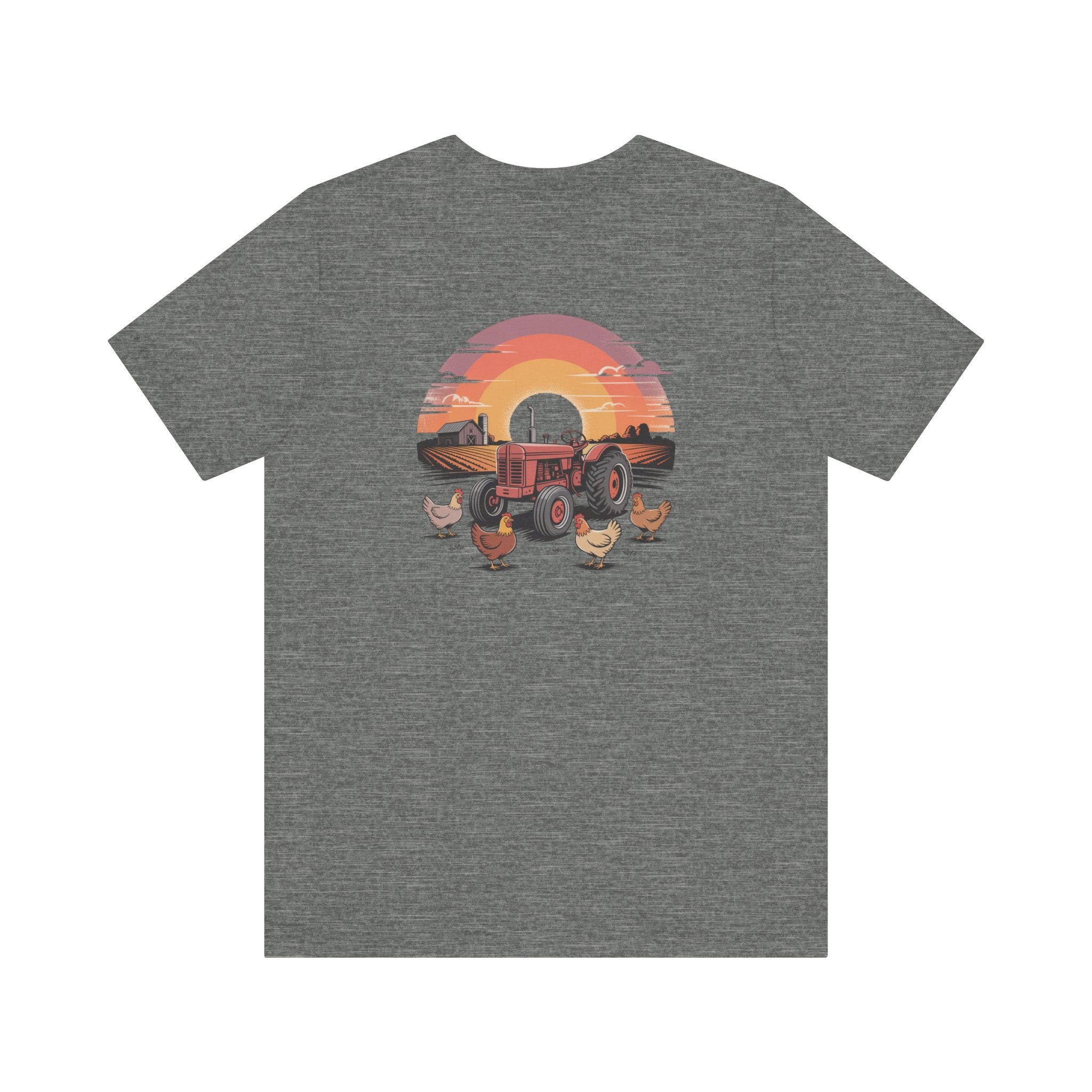 Sunset Forest Unisex Tee - Nature Inspired Short Sleeve Shirt