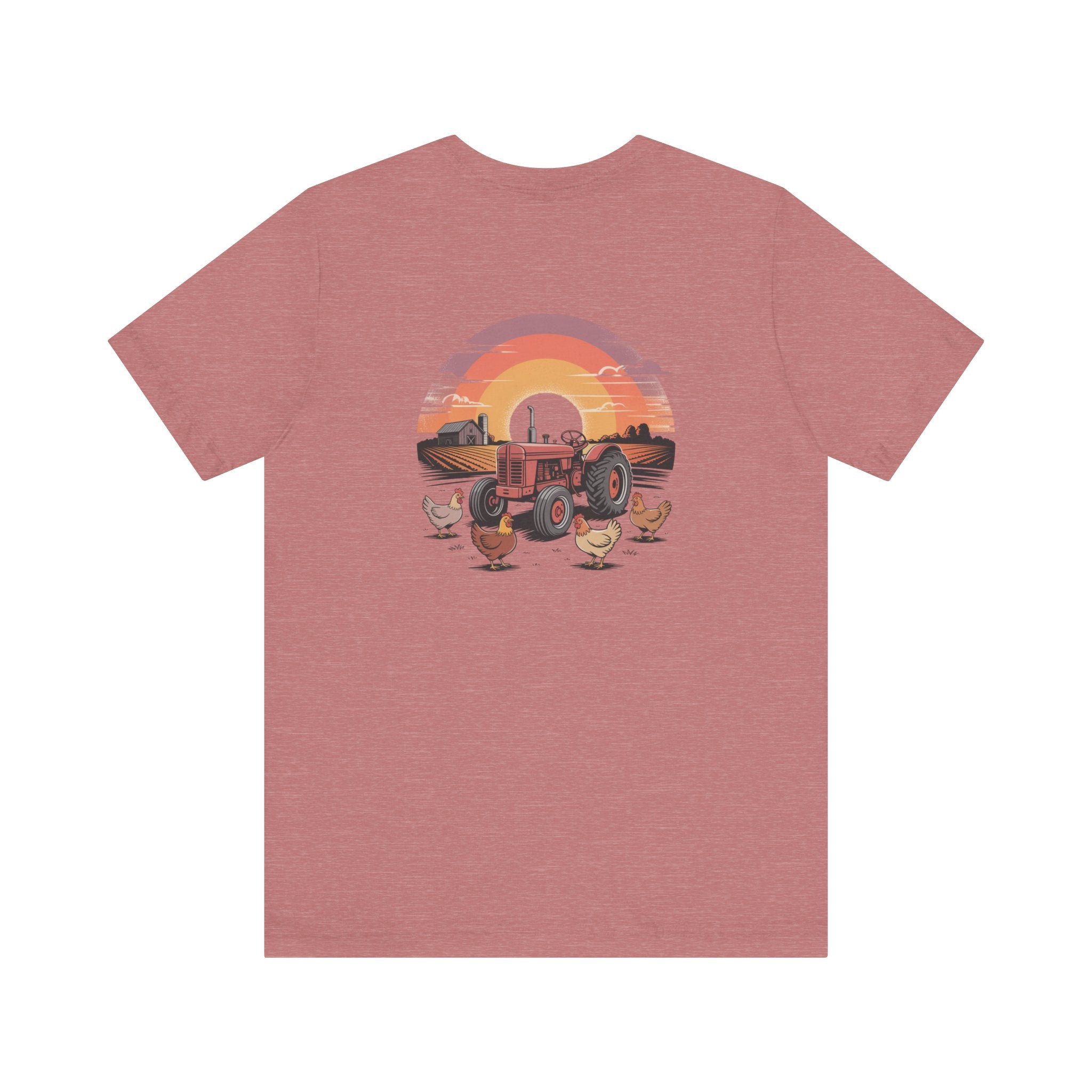 Sunset Forest Unisex Tee - Nature Inspired Short Sleeve Shirt