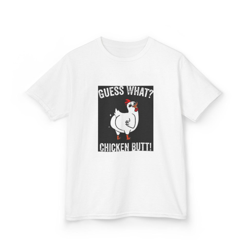 Kids Funny Chicken Butt Tee, Humorous Kids T-Shirt, Gift for Funny Kids, Cute Birthday Shirt, Chicken Lovers Apparel