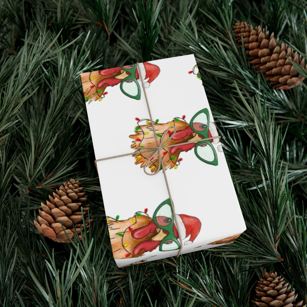Gift Wrap Paper - Christmas Chicken
