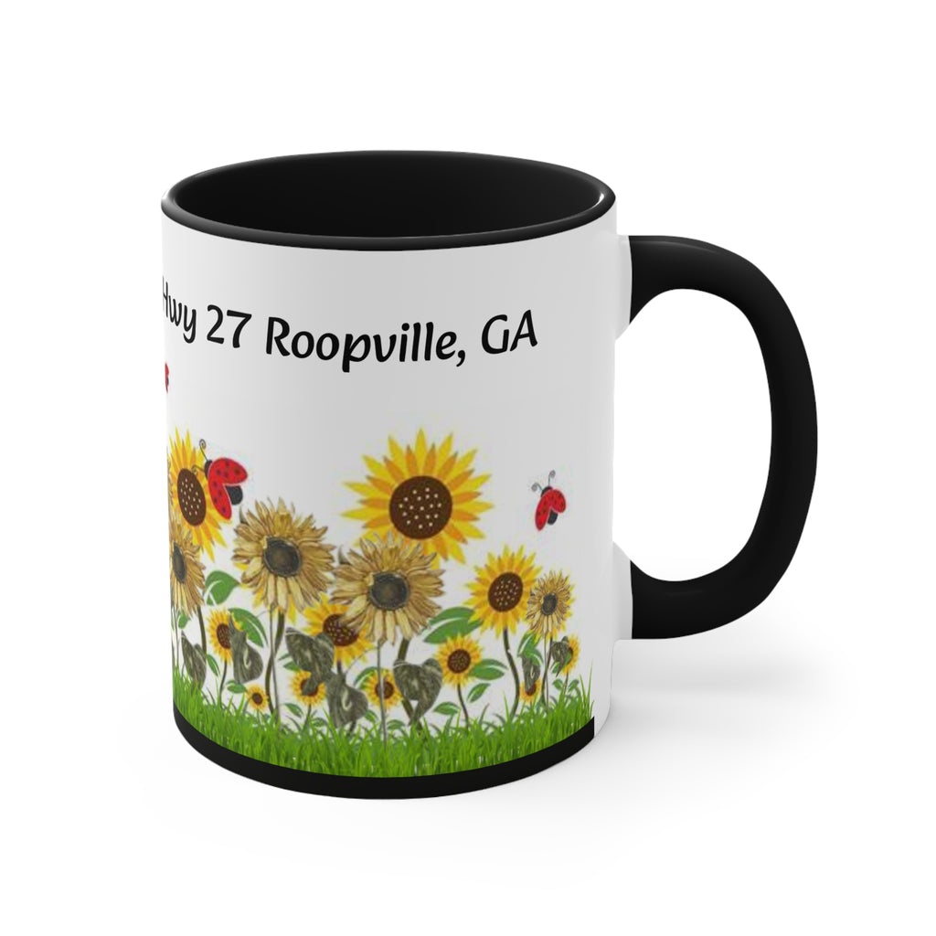 Sweet Potato House Mug, Roopville GA Local Collectible - Black