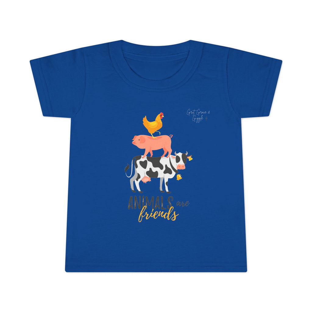 Farm Animal Friends Toddler T-Shirt, Cute Kids Tee, Animal Lover Gift, Birthday Outfit, Nursery Decor, Toddler Apparel