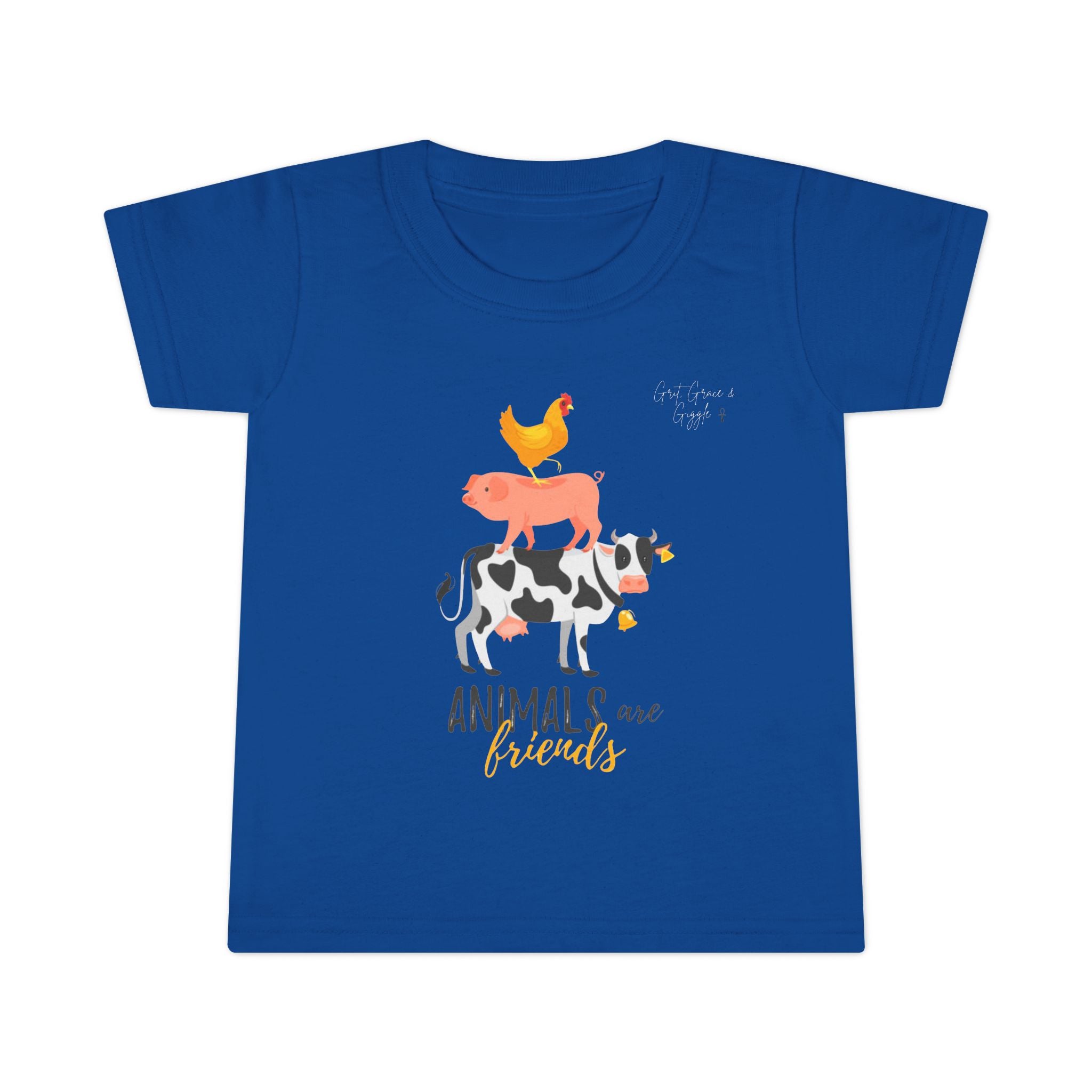 Farm Animal Friends Toddler T-Shirt, Cute Kids Tee, Animal Lover Gift, Birthday Outfit, Nursery Decor, Toddler Apparel