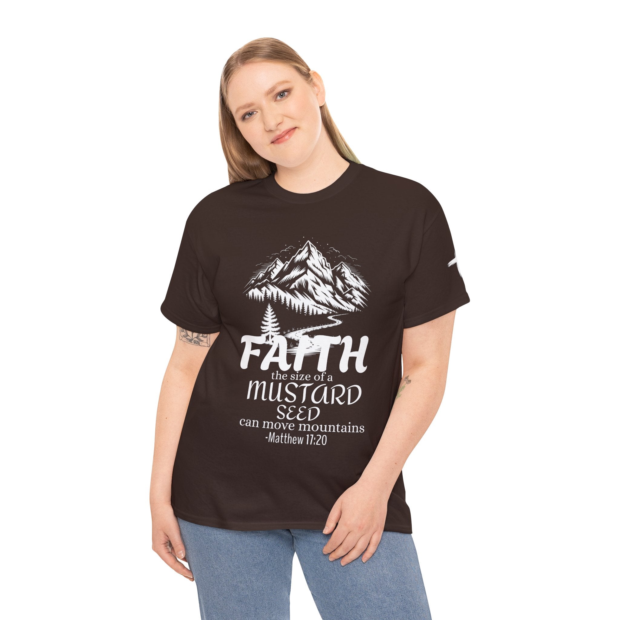 Faith-Inspired Unisex Heavy Cotton Tee