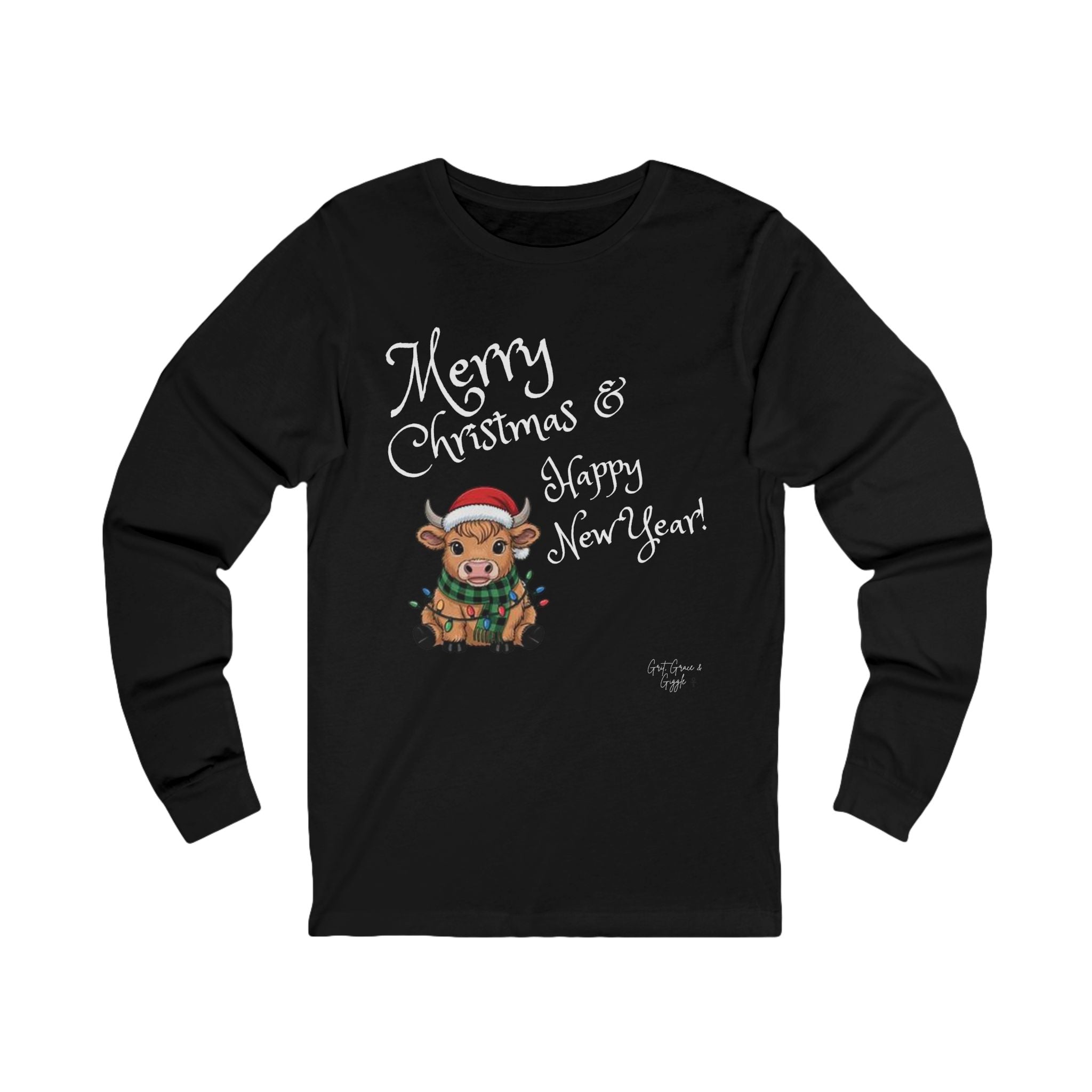 Merry Heifer Long Sleeve Tee
