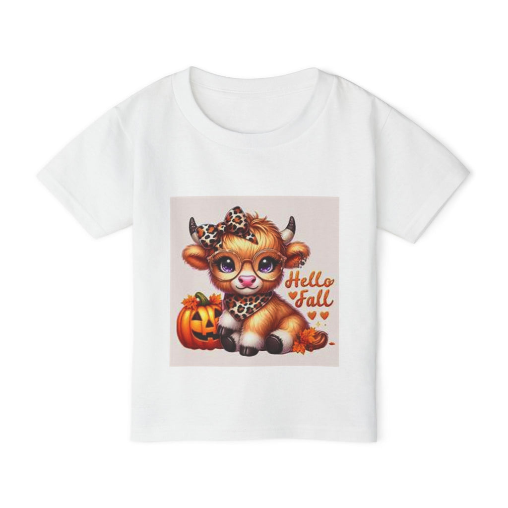 Hello Fall Toddler T-shirt, Cute Halloween Shirt, Kid's Fall Apparel, Toddler Graphic Tee, Halloween Costume