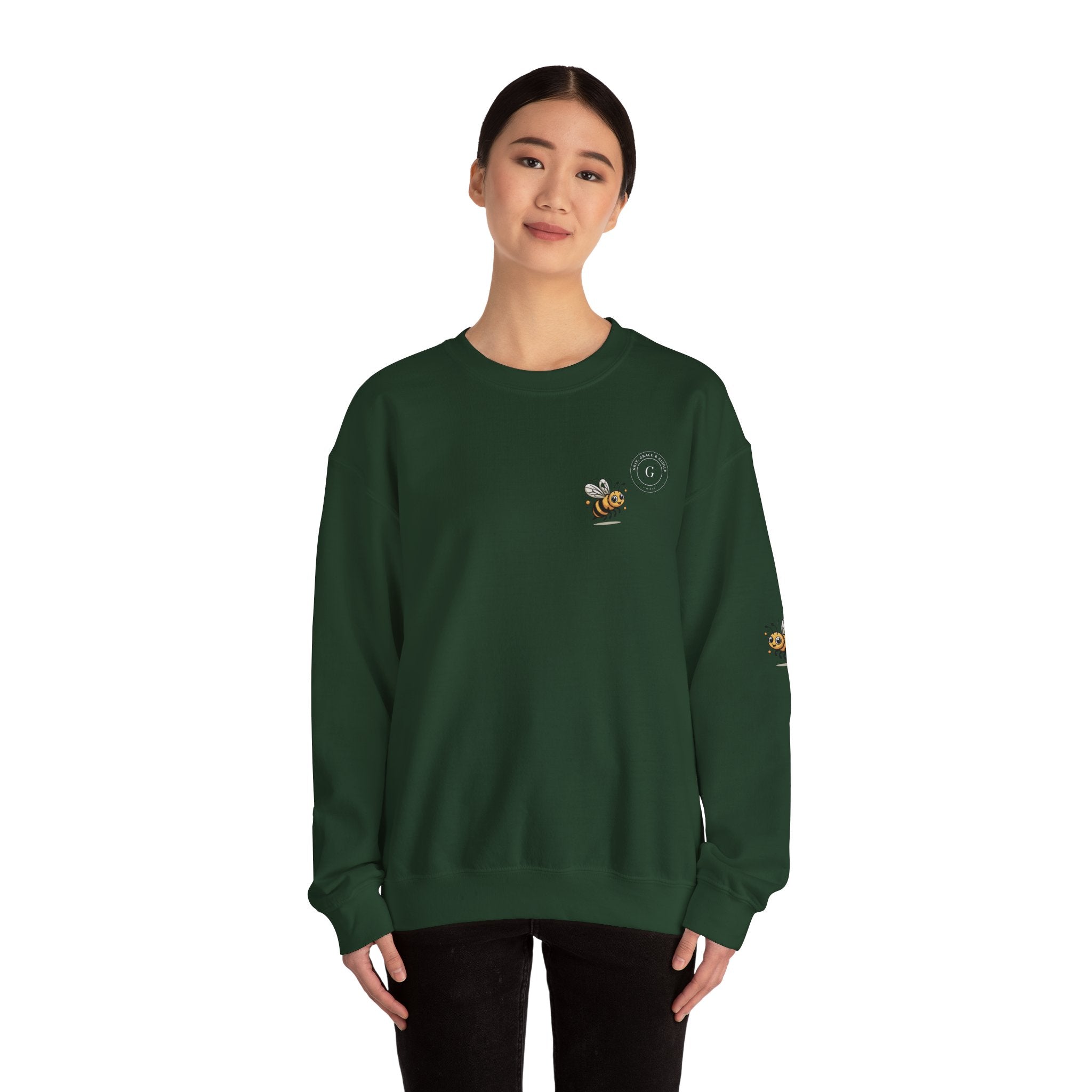 Honey Bee Inspiration Crewneck Sweatshirt