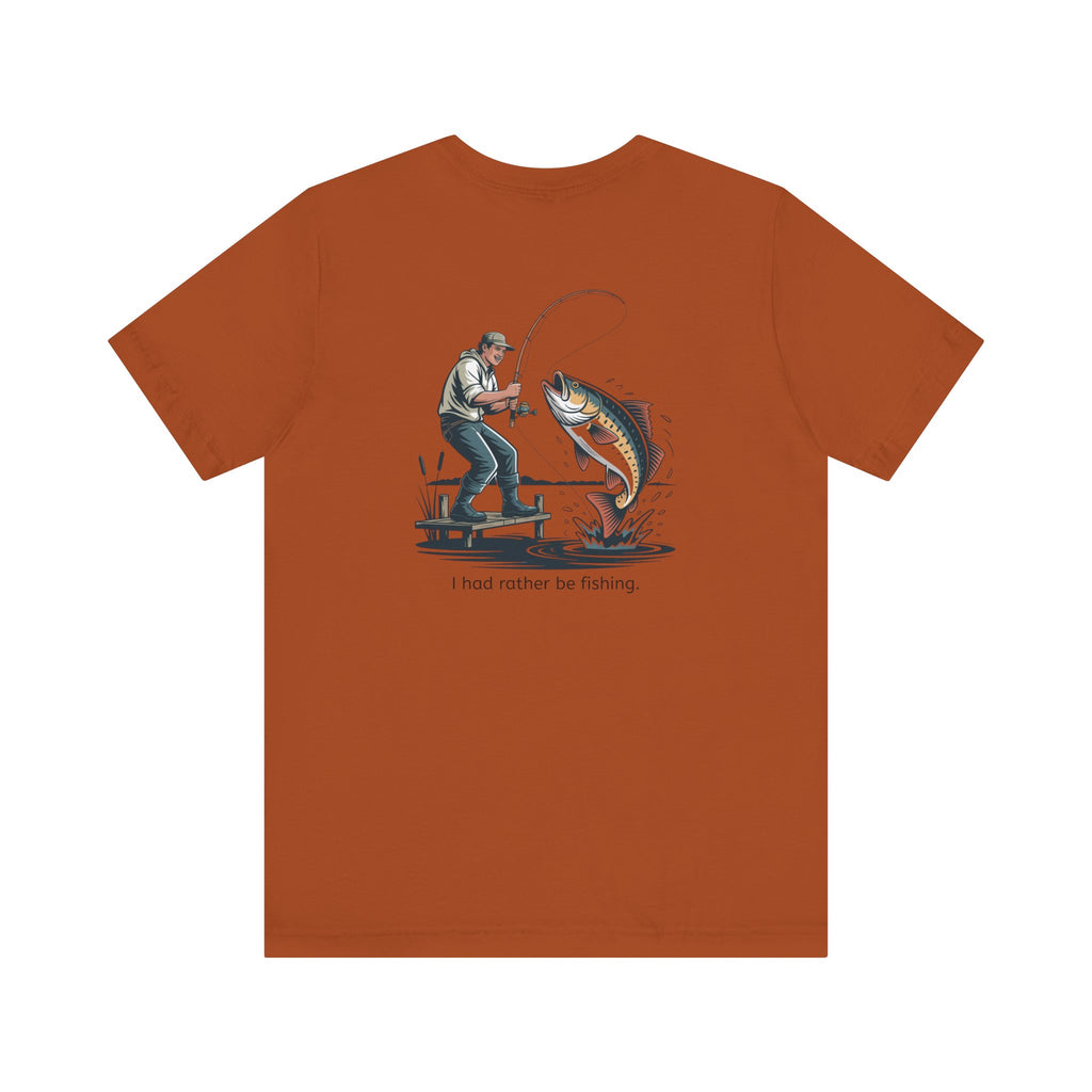 Fishing Adventure Men Short Sleeve Tee - Perfect for Outdoor Enthusiasts