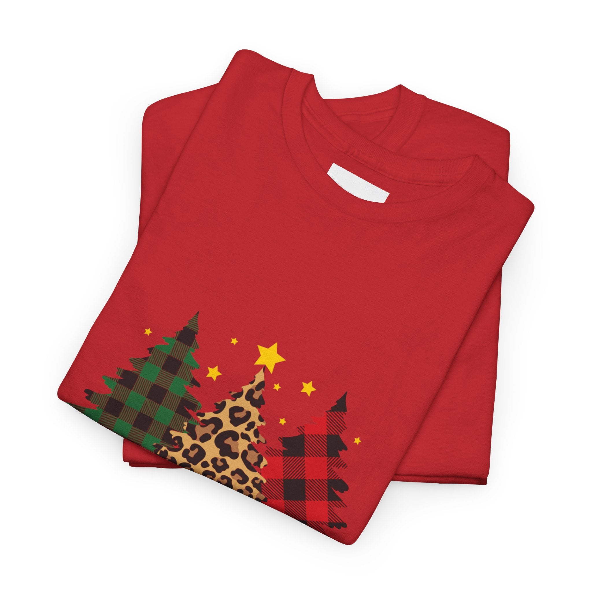 Merry Christmas Unisex Heavy Cotton Tee, Holiday T-Shirt, Festive Apparel, Christmas Gift, Winter Wear, Casual Top