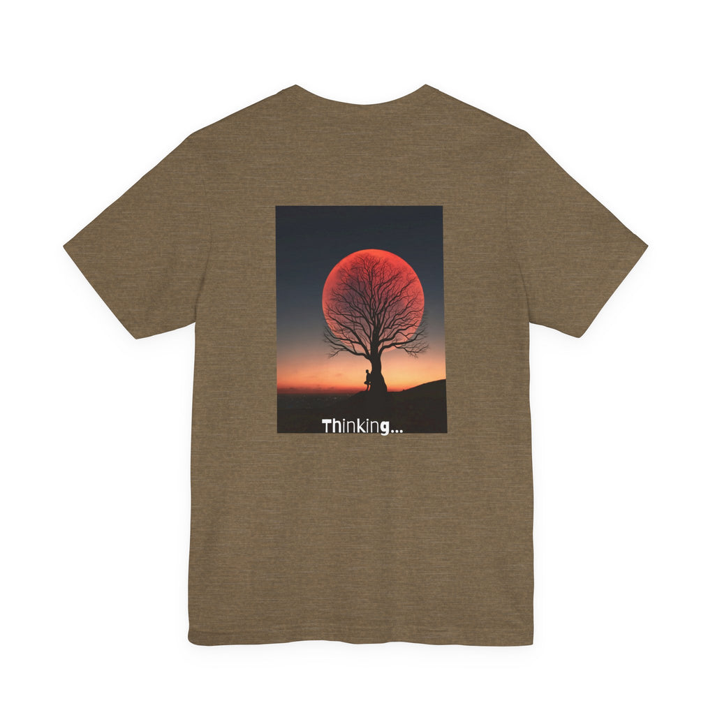Thinking Tree Graphic Tee for Nature Lovers
