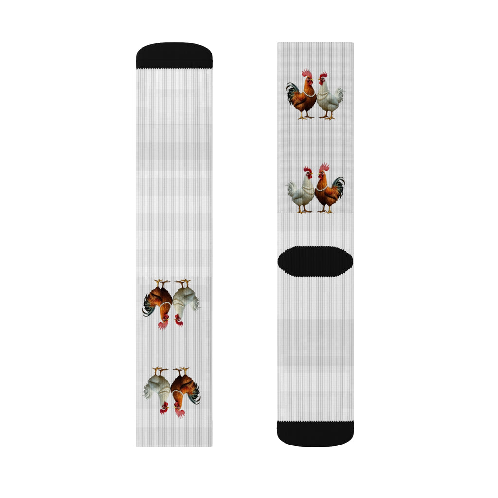 Farmhouse Chicken Pattern Socks - Cozy & Fun Gift Idea