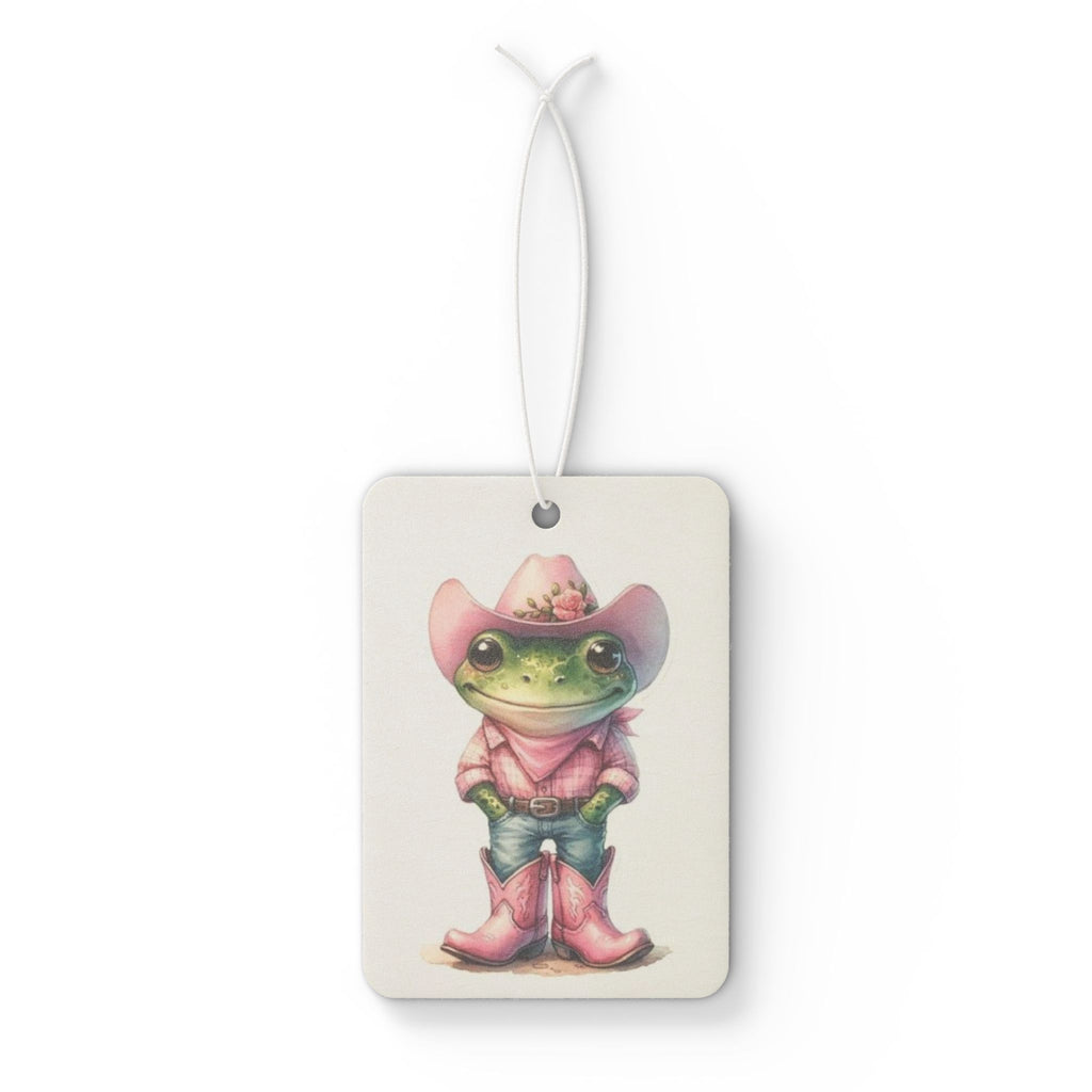 Cowboy Frog Car Air Freshener