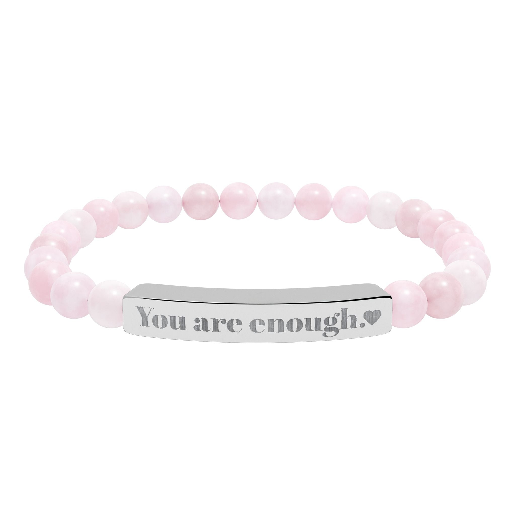Natural Stone Stretch Bar Bracelet (You Are Enough) | Self-Love Jewelry, Motivational Gift, Affirmation Bracelet, Mindfulness [...]